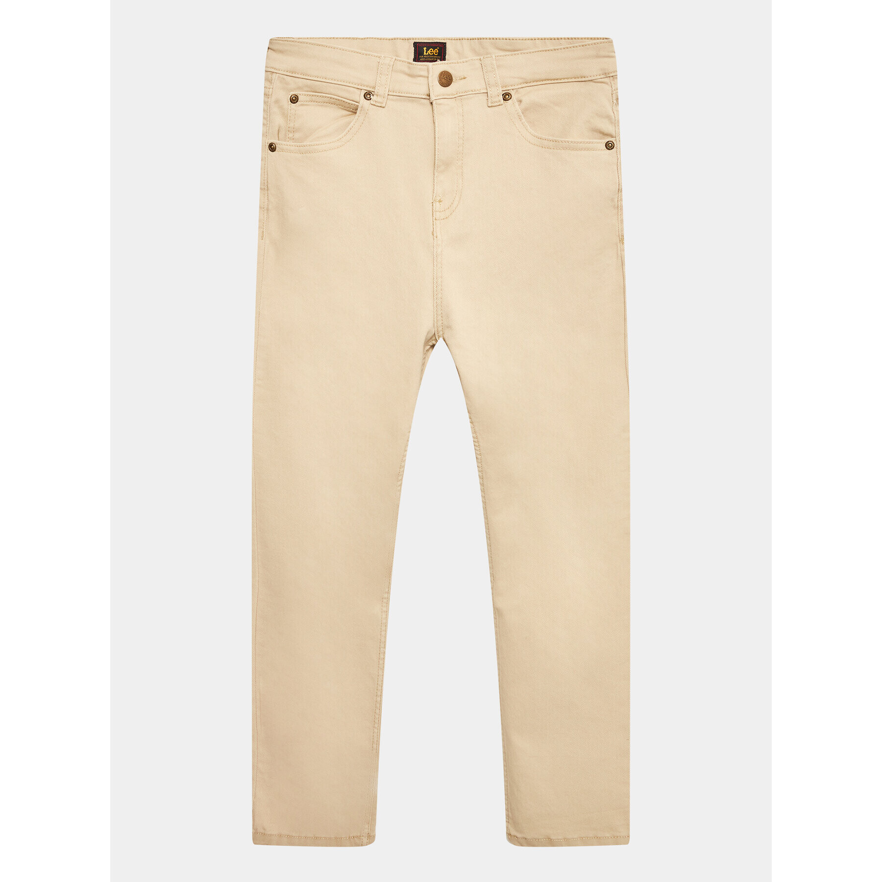 Lee Jeans hlače Daren Twill 0013 Bež Regular Fit - Pepit.si