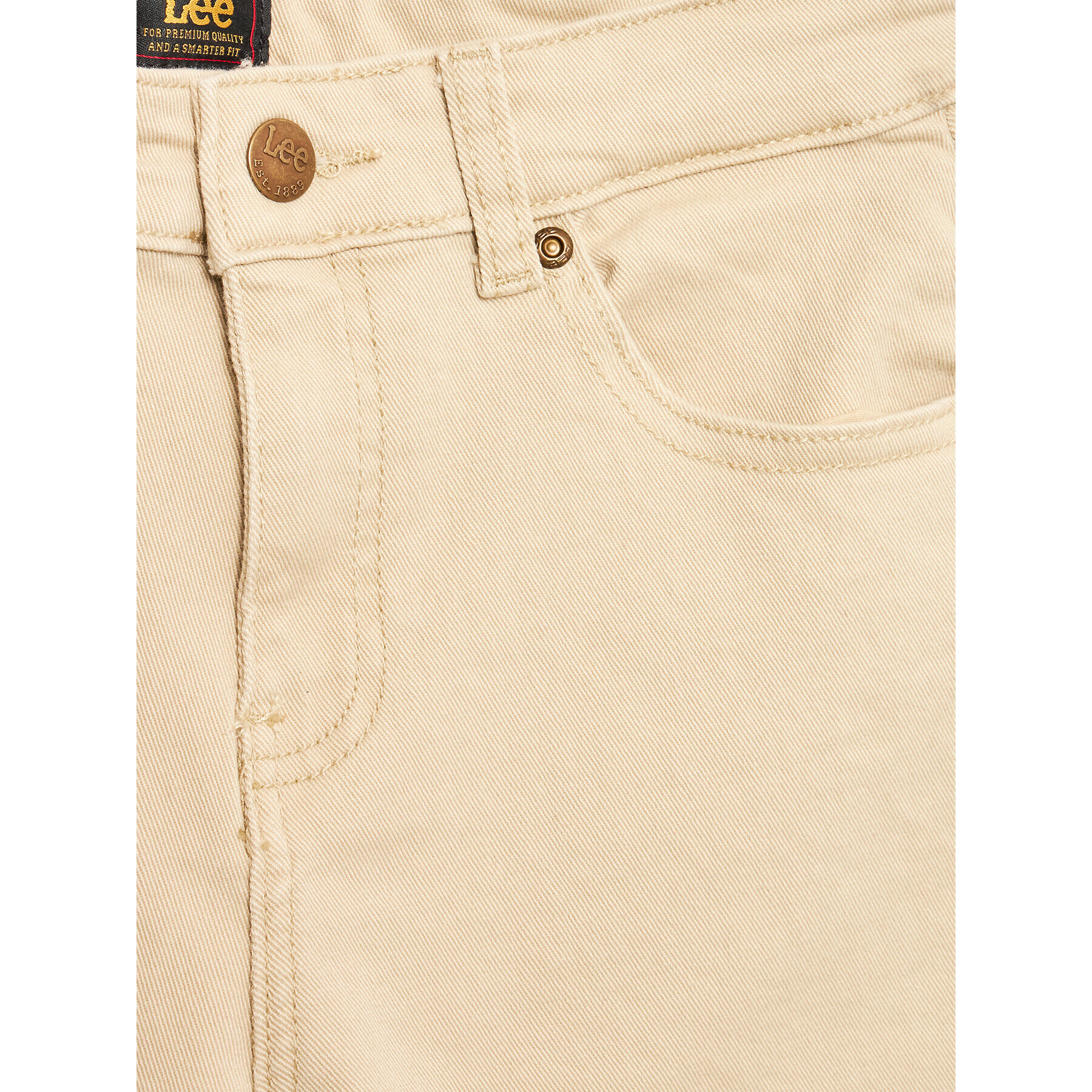 Lee Jeans hlače Daren Twill 0013 Bež Regular Fit - Pepit.si