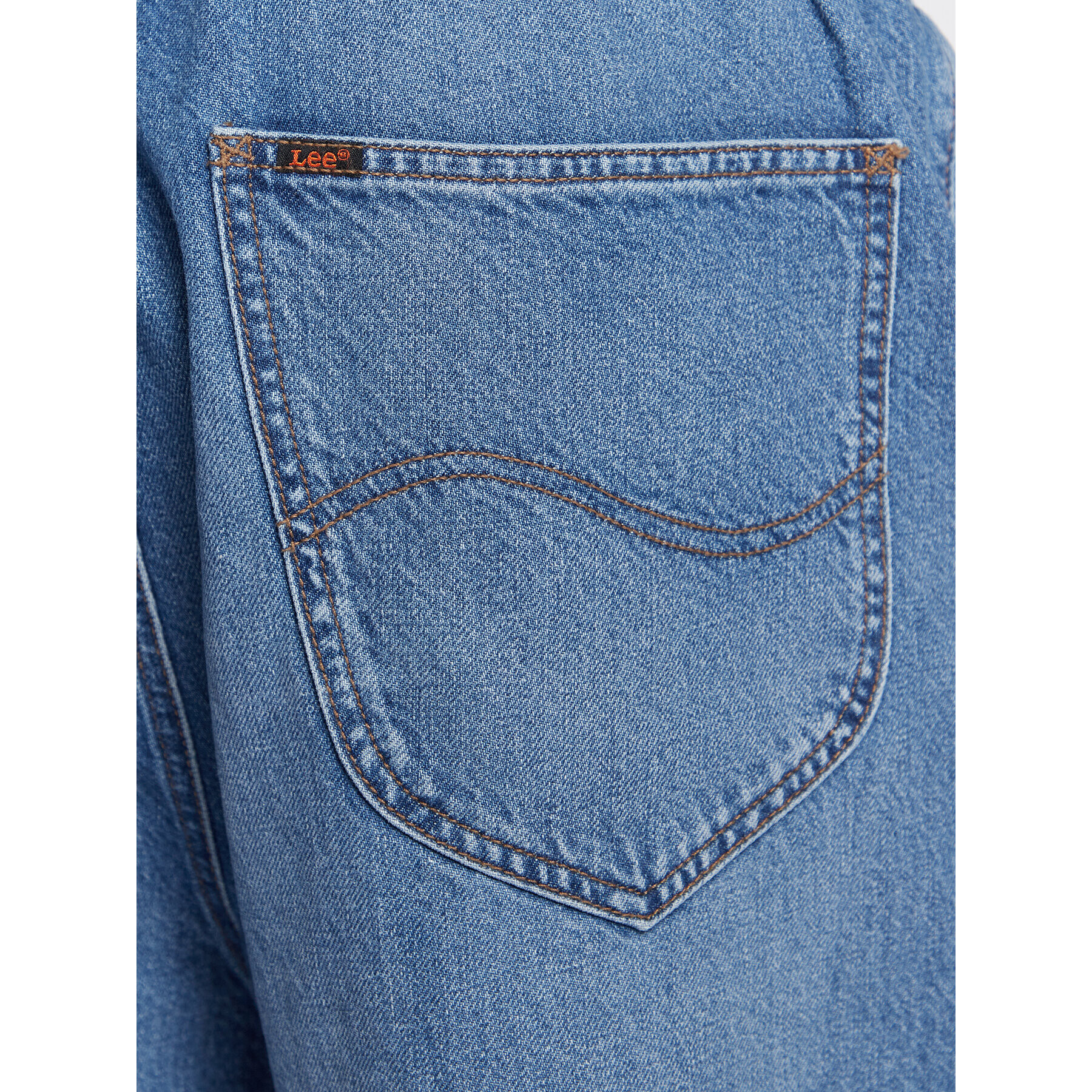 Lee Jeans hlače Drawstring L70HOMGO Modra Relaxed Fit - Pepit.si