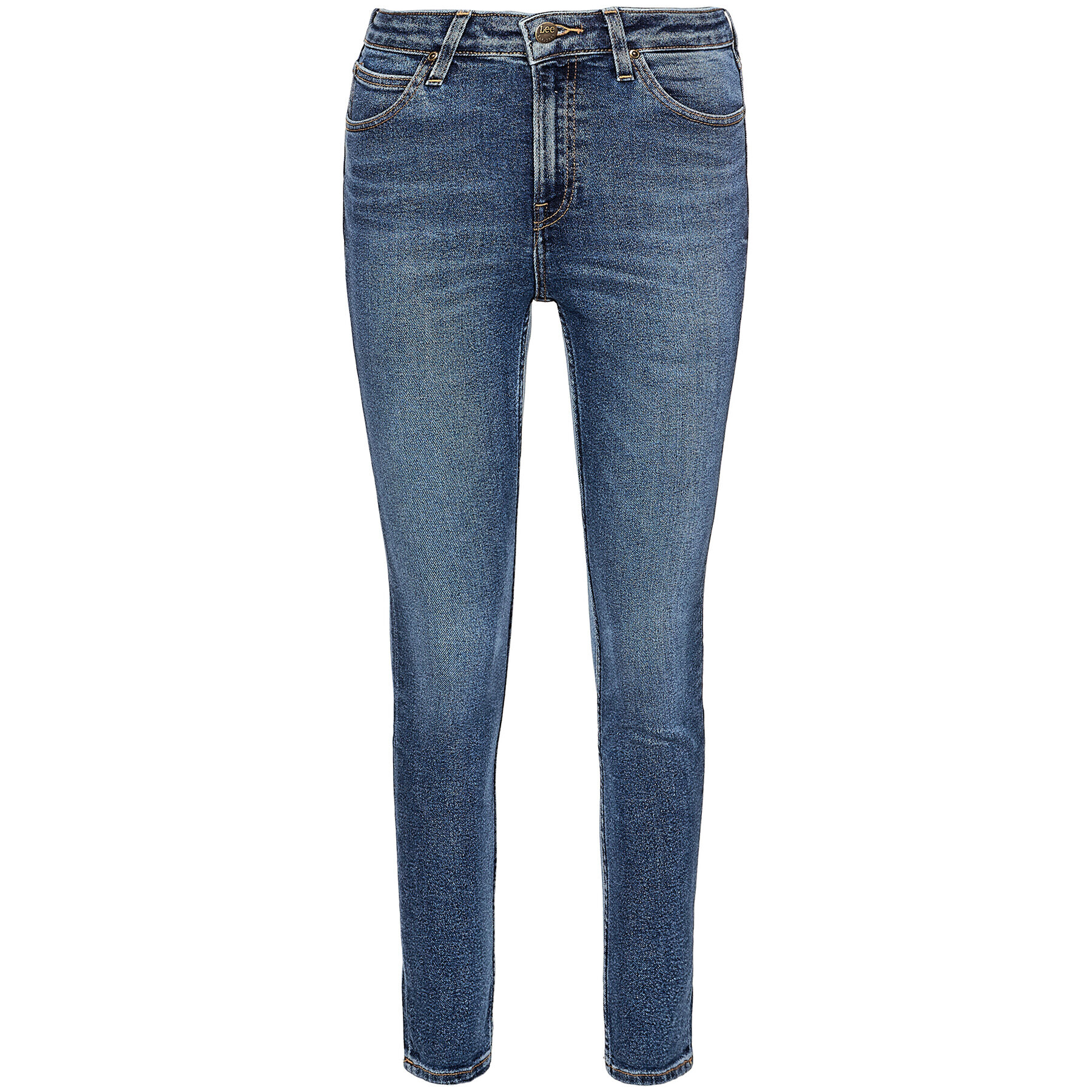 Lee Jeans hlače Ivy L32EDTQQ Modra Super Skinny Fit - Pepit.si