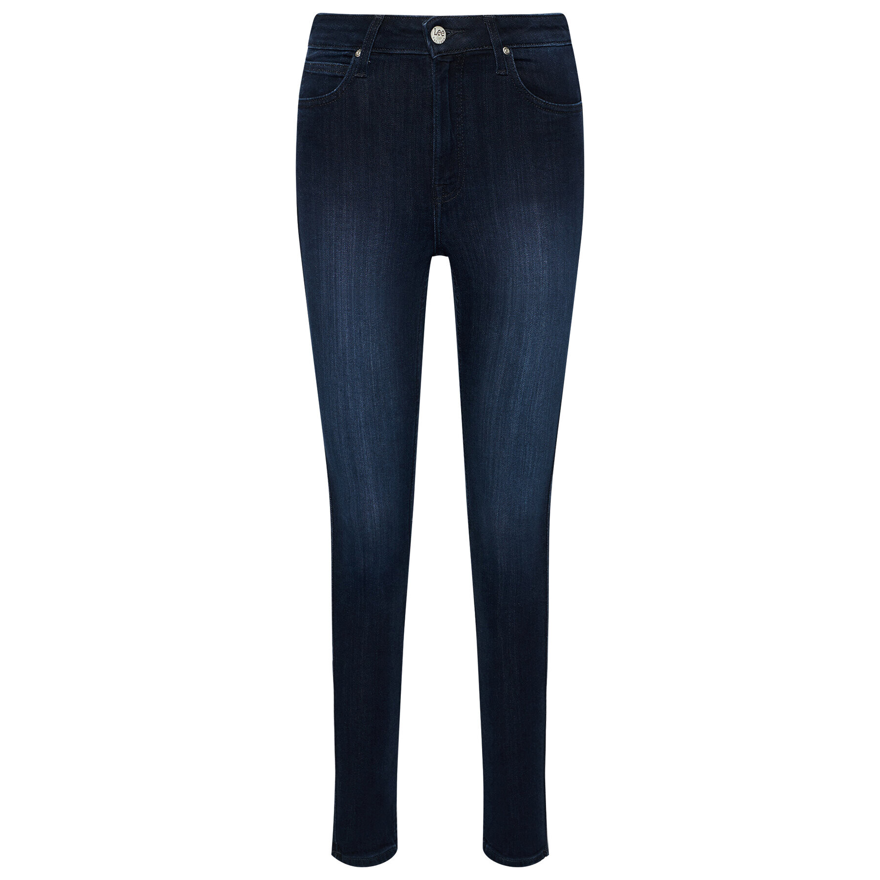 Lee Jeans hlače Ivy L32EKJZP Mornarsko modra Skinny Fit - Pepit.si