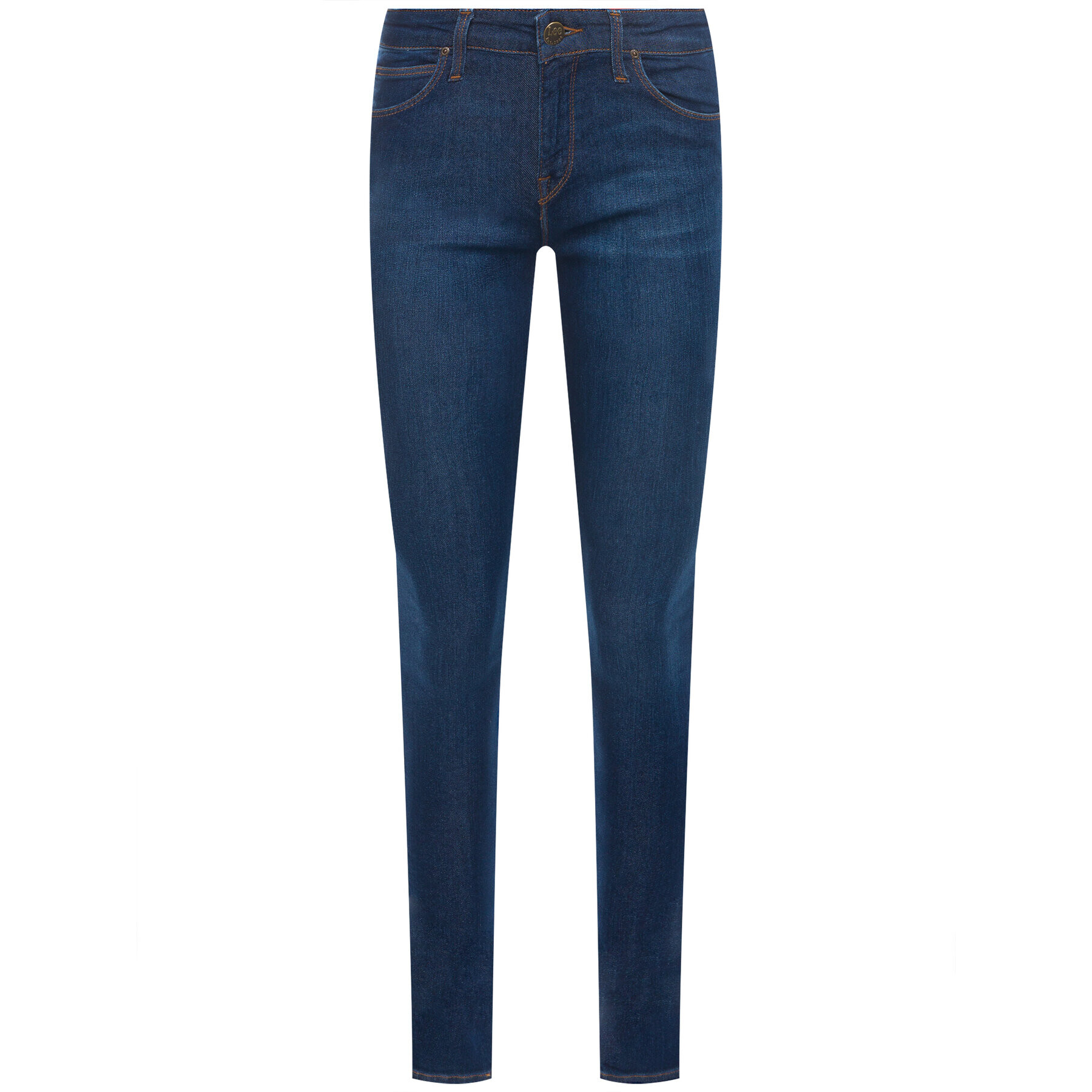 Lee Jeans hlače Jodee L529MFOB Mornarsko modra Super Skinny Fit - Pepit.si