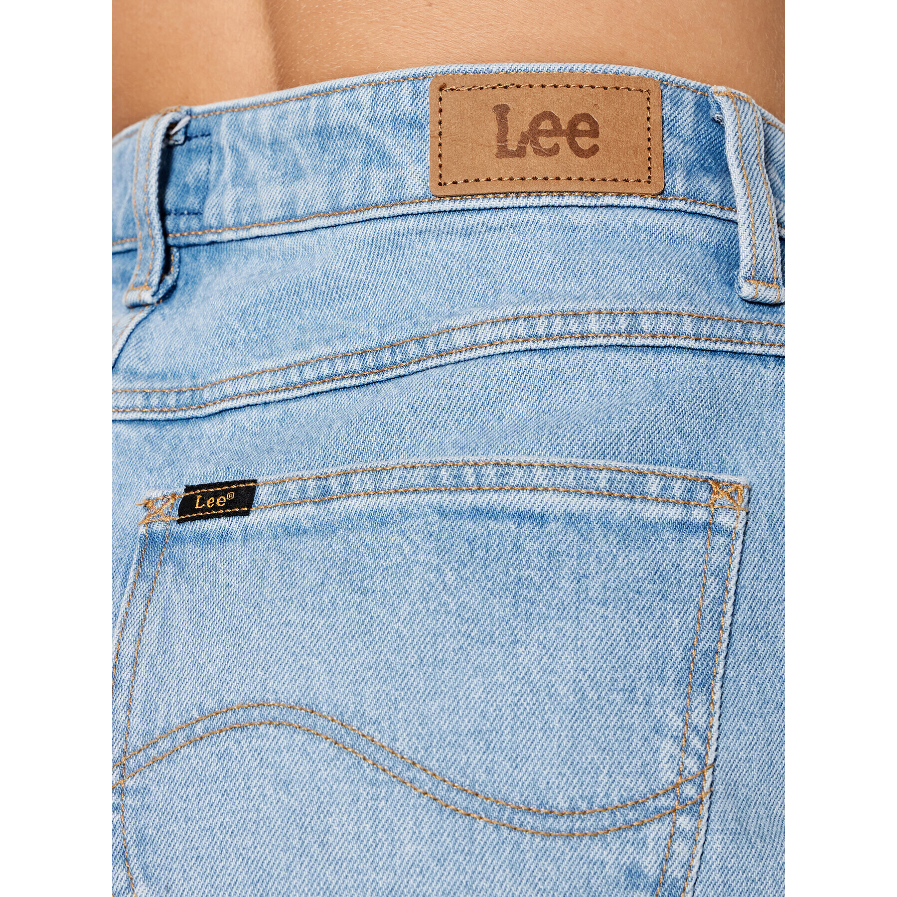 Lee Jeans hlače L31JMWRT Modra Tapered Fit - Pepit.si