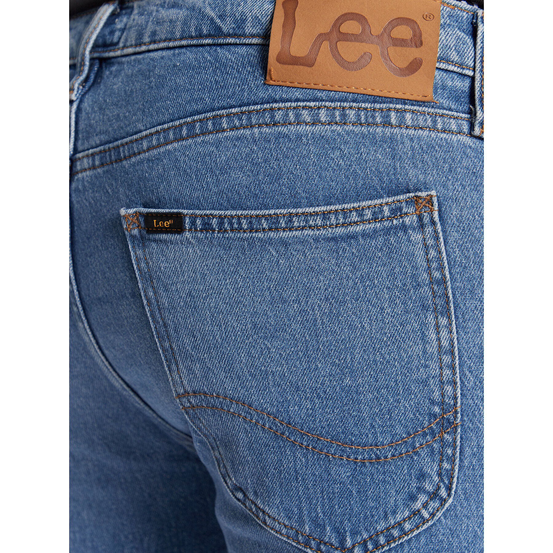 Lee Jeans hlače Luke L719MWLU 112322404 Modra Slim Fit - Pepit.si