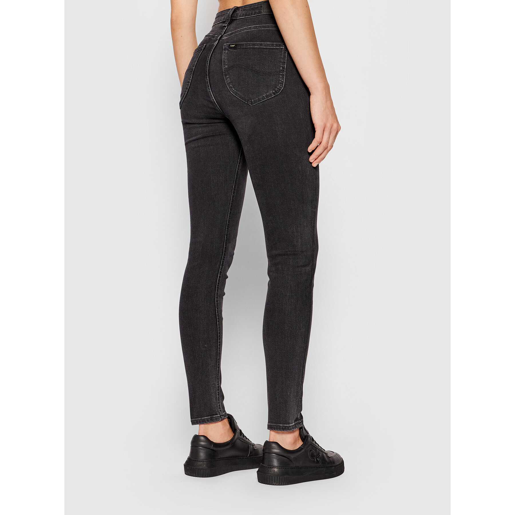 Lee Jeans hlače Scarlet High L626PJST Črna Skinny Fit - Pepit.si