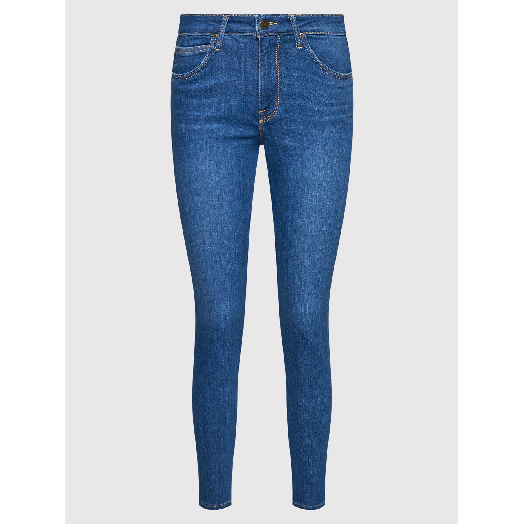 Lee Jeans hlače Scarlett L526OPSO Modra Skinny Fit - Pepit.si