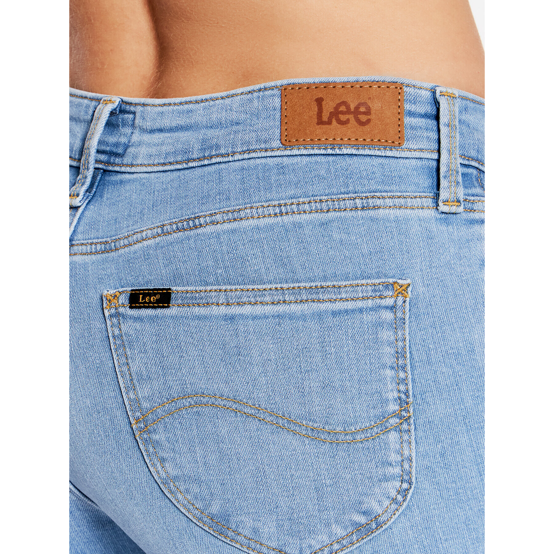 Lee Jeans hlače Scarlett L526QDUG Modra Skinny Fit - Pepit.si