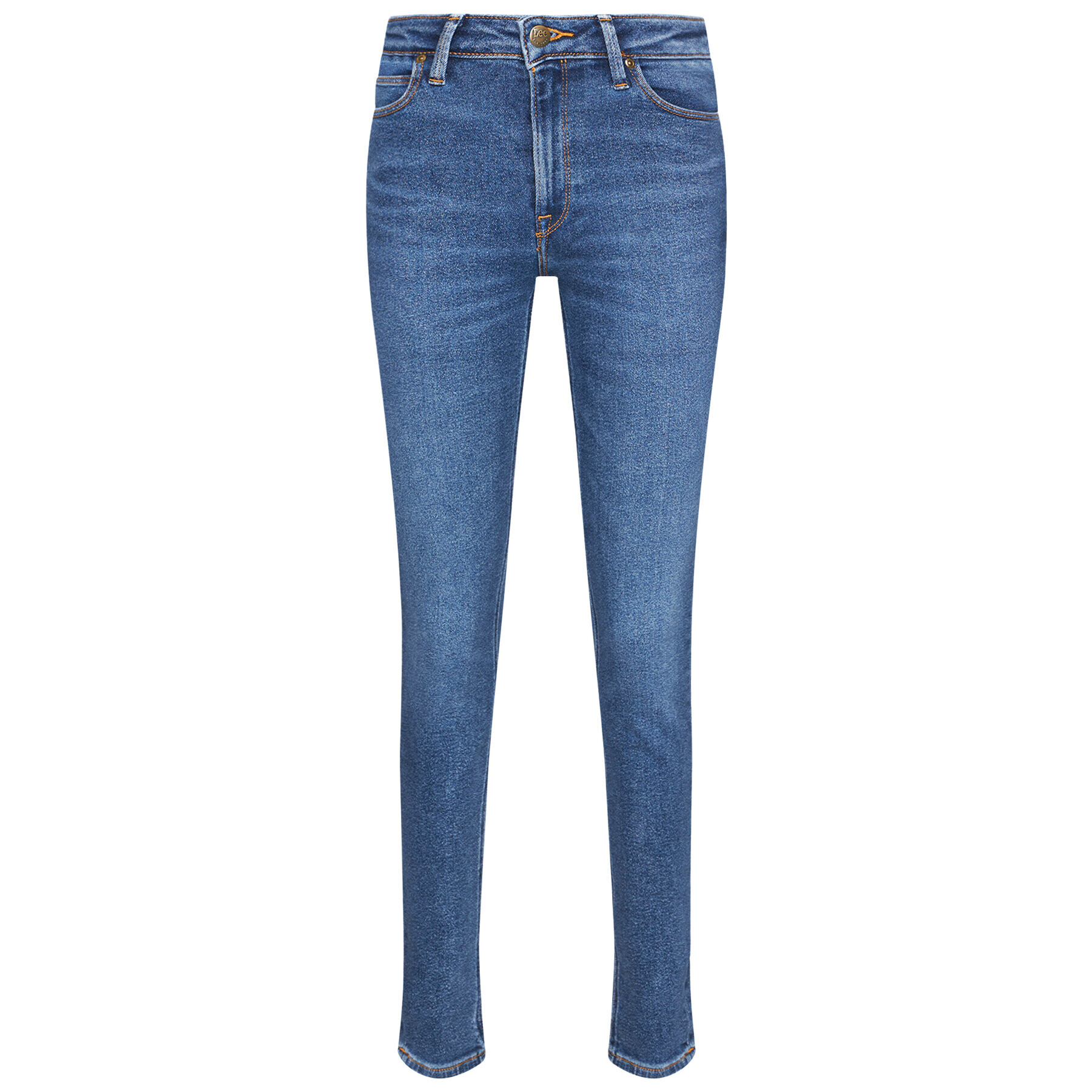 Lee Jeans hlače Scarlett L626DTQQ Modra Skinny Fit - Pepit.si