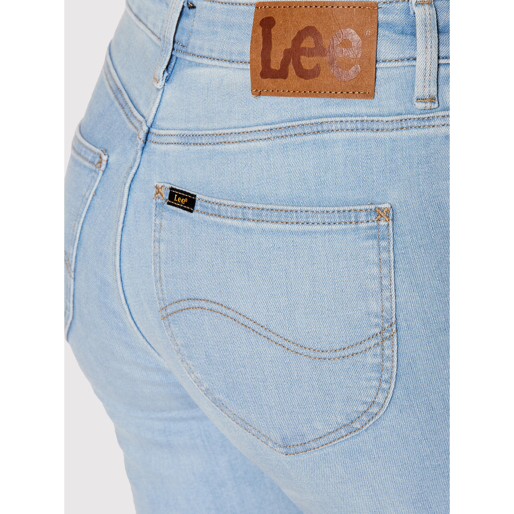 Lee Jeans hlače Scarlett L626OPLE Modra Slim Fit - Pepit.si