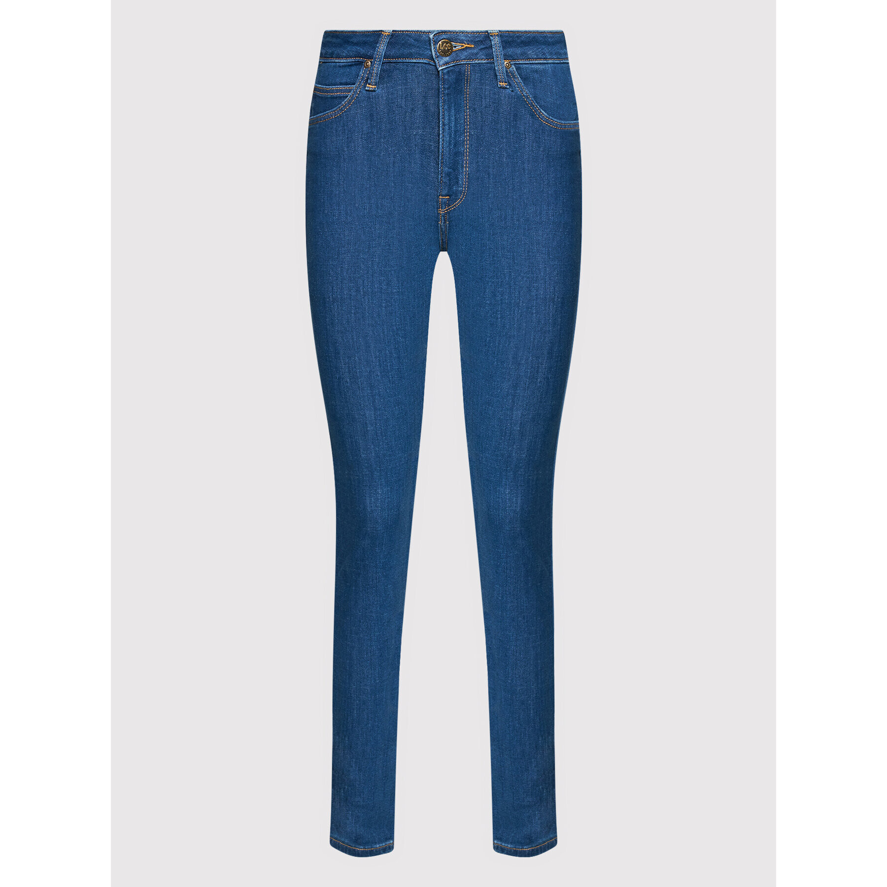 Lee Jeans hlače Scarlett L626OPOR Mornarsko modra Skinny Fit - Pepit.si