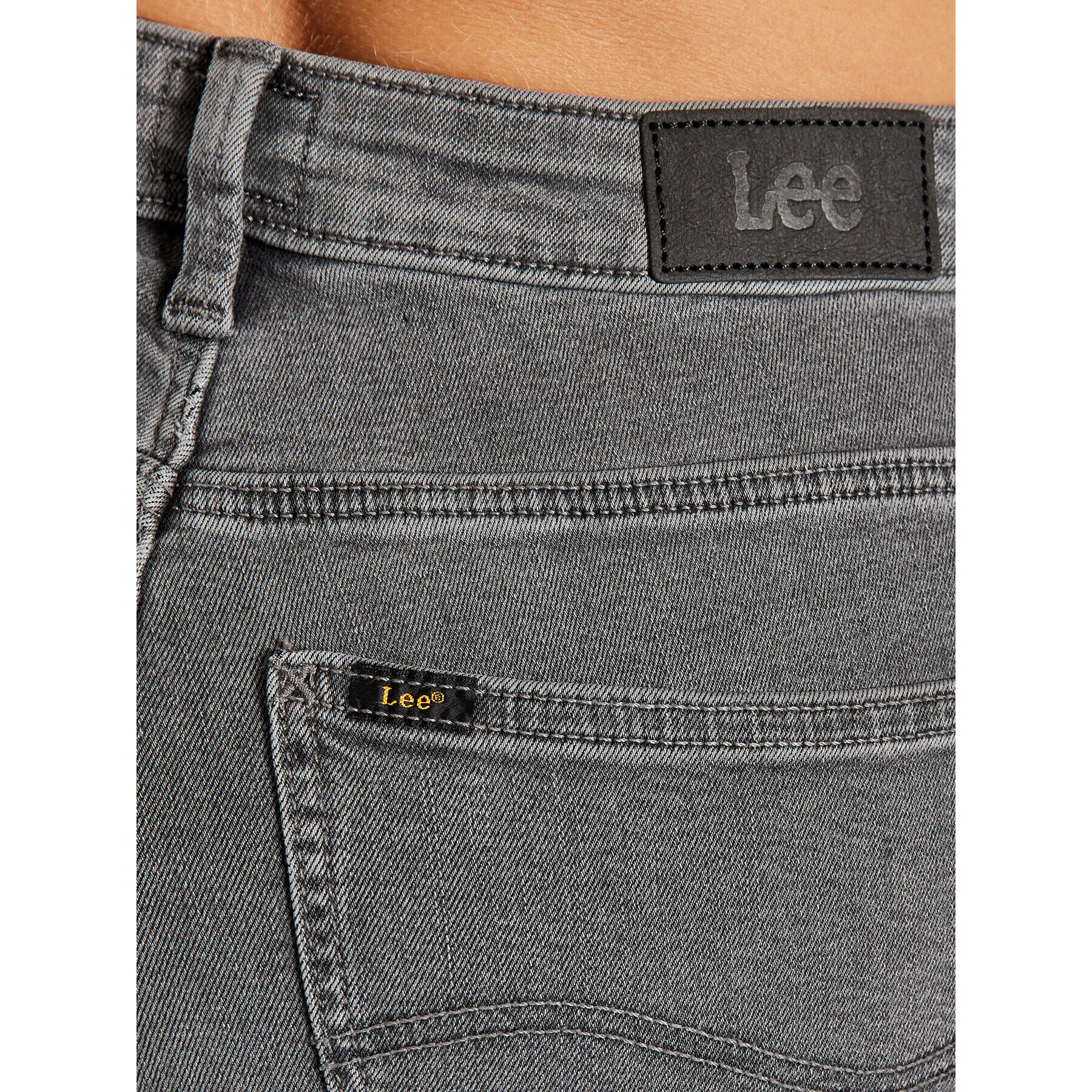 Lee Jeans hlače Scarlett L626PJSN Siva Skinny Fit - Pepit.si