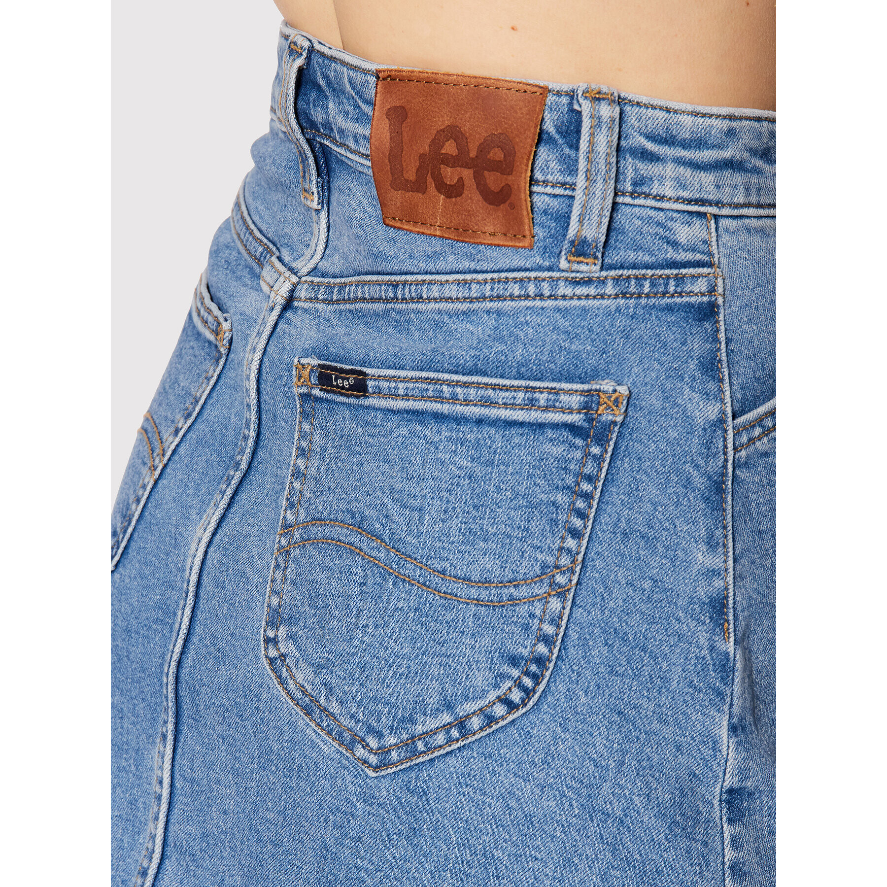 Lee Jeans krilo Let It Ride L38OVGJO Modra Regular Fit - Pepit.si