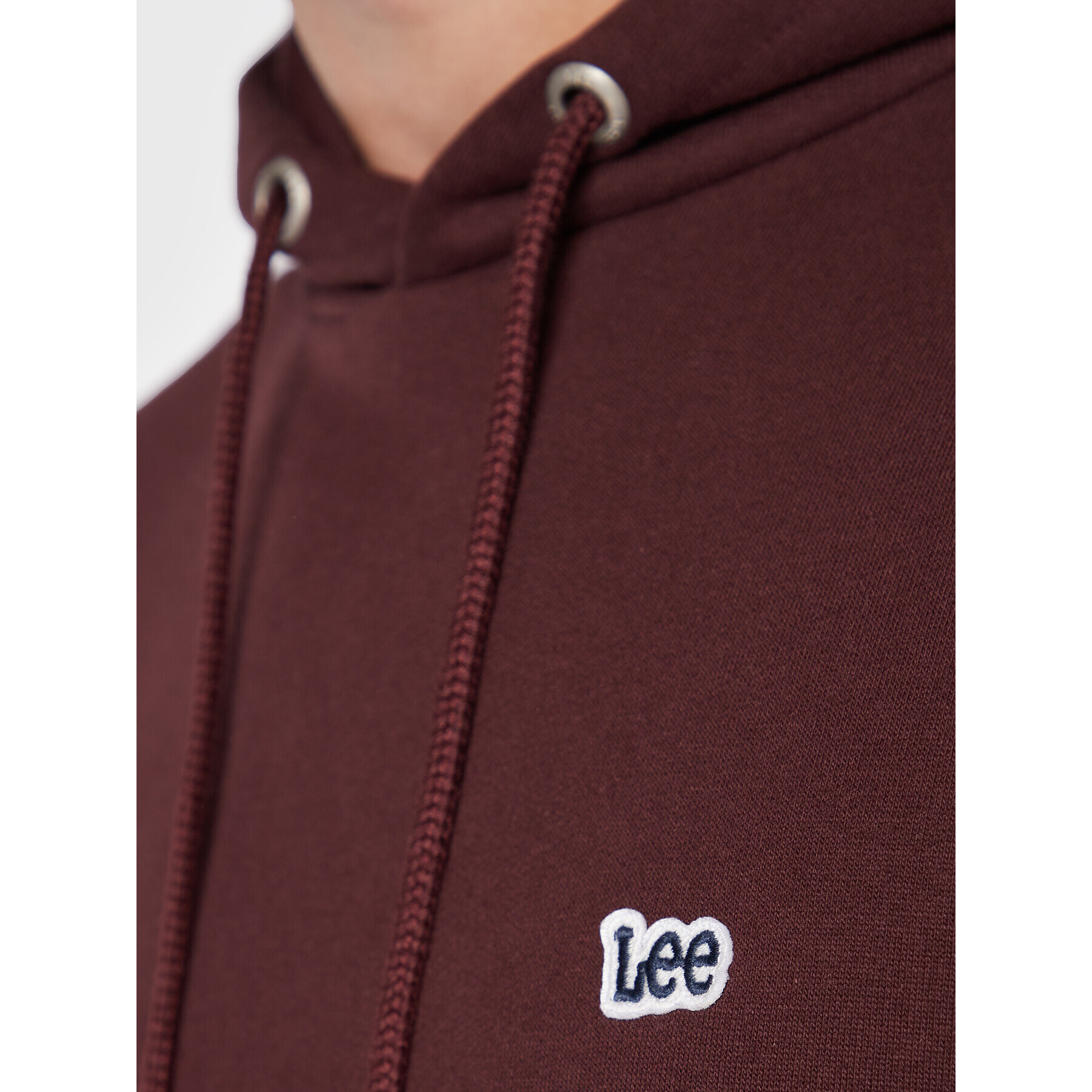 Lee Jopa Plain L80YRY74 Bordo rdeča Regular Fit - Pepit.si