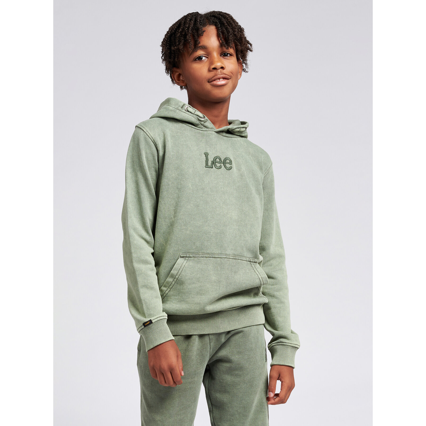 Lee Jopa Tonal 0124 Zelena Regular Fit - Pepit.si