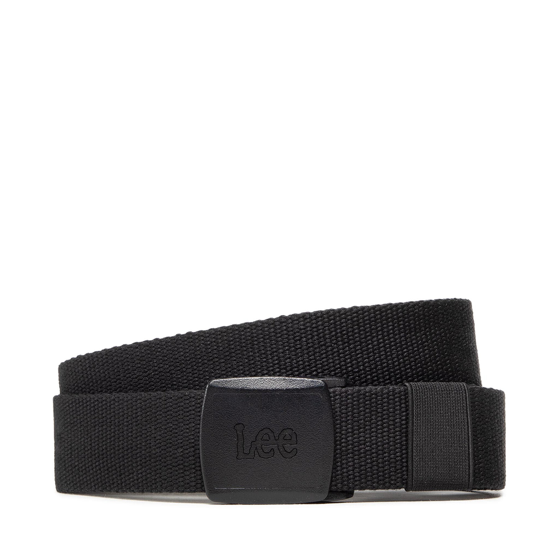 Lee Moški pas Logo Webbing Belt LP554201 Črna - Pepit.si