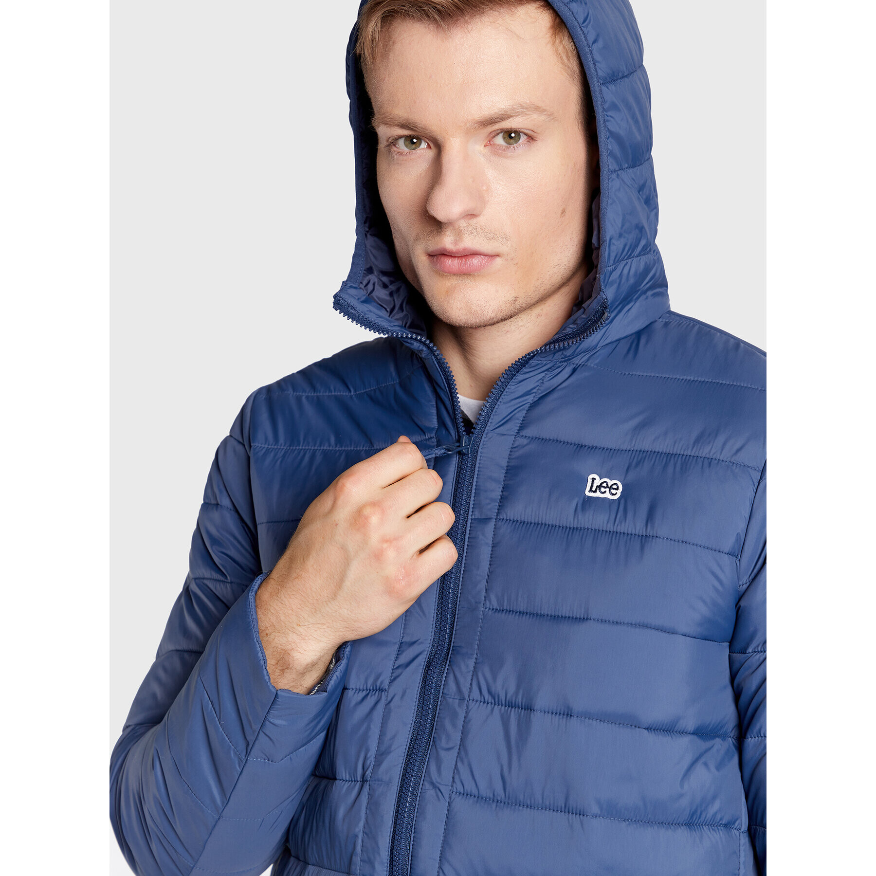 Lee Puhovka Light Puffer L87HSZ54 112321560 Mornarsko modra Regular Fit - Pepit.si