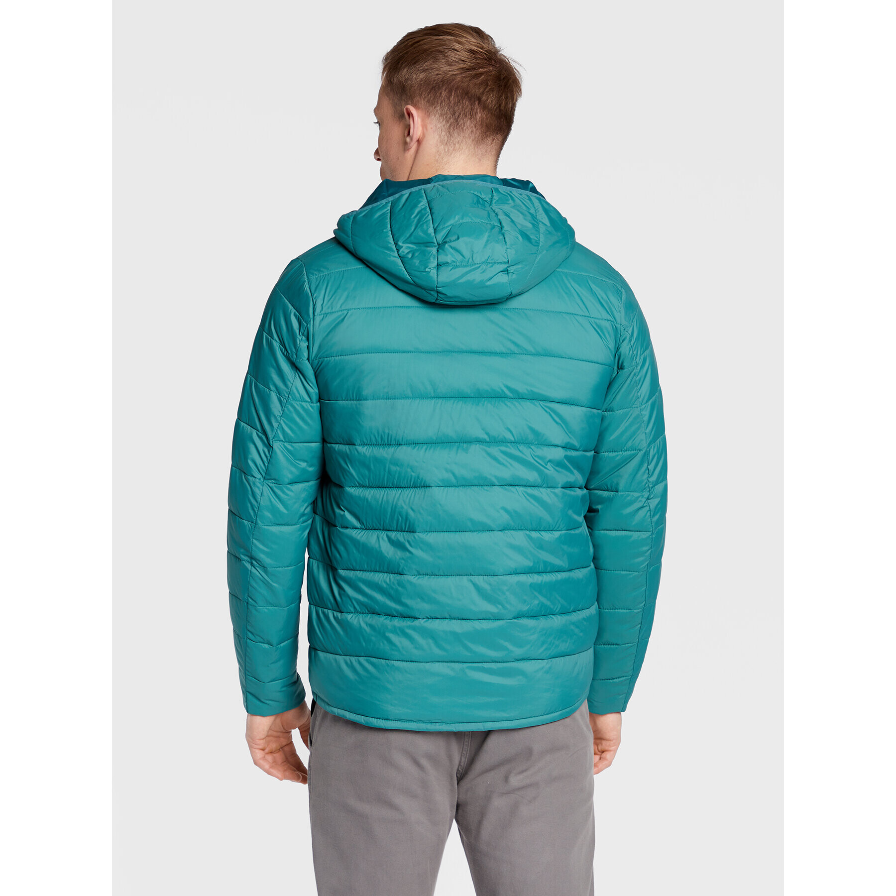 Lee Puhovka Light Puffer L87HSZDO 112321562 Zelena Regular Fit - Pepit.si