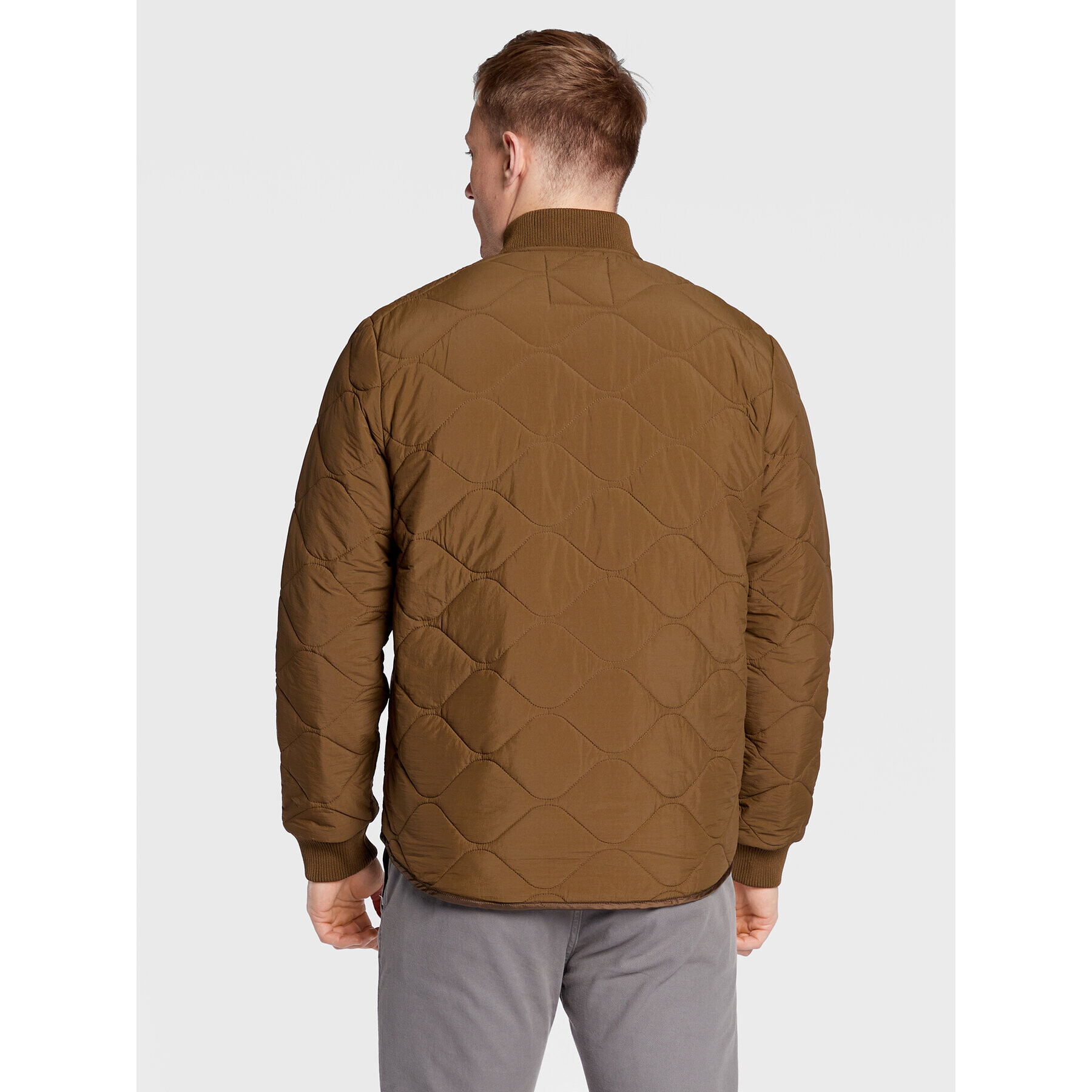 Lee Puhovka Quilted L87LDA47 112322401 Zelena Regular Fit - Pepit.si