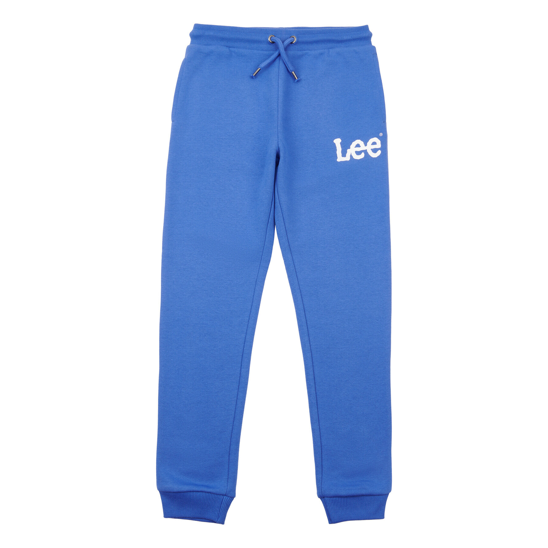 Lee Spodnji del trenirke Wobbly Graphic 0011 Modra Regular Fit - Pepit.si