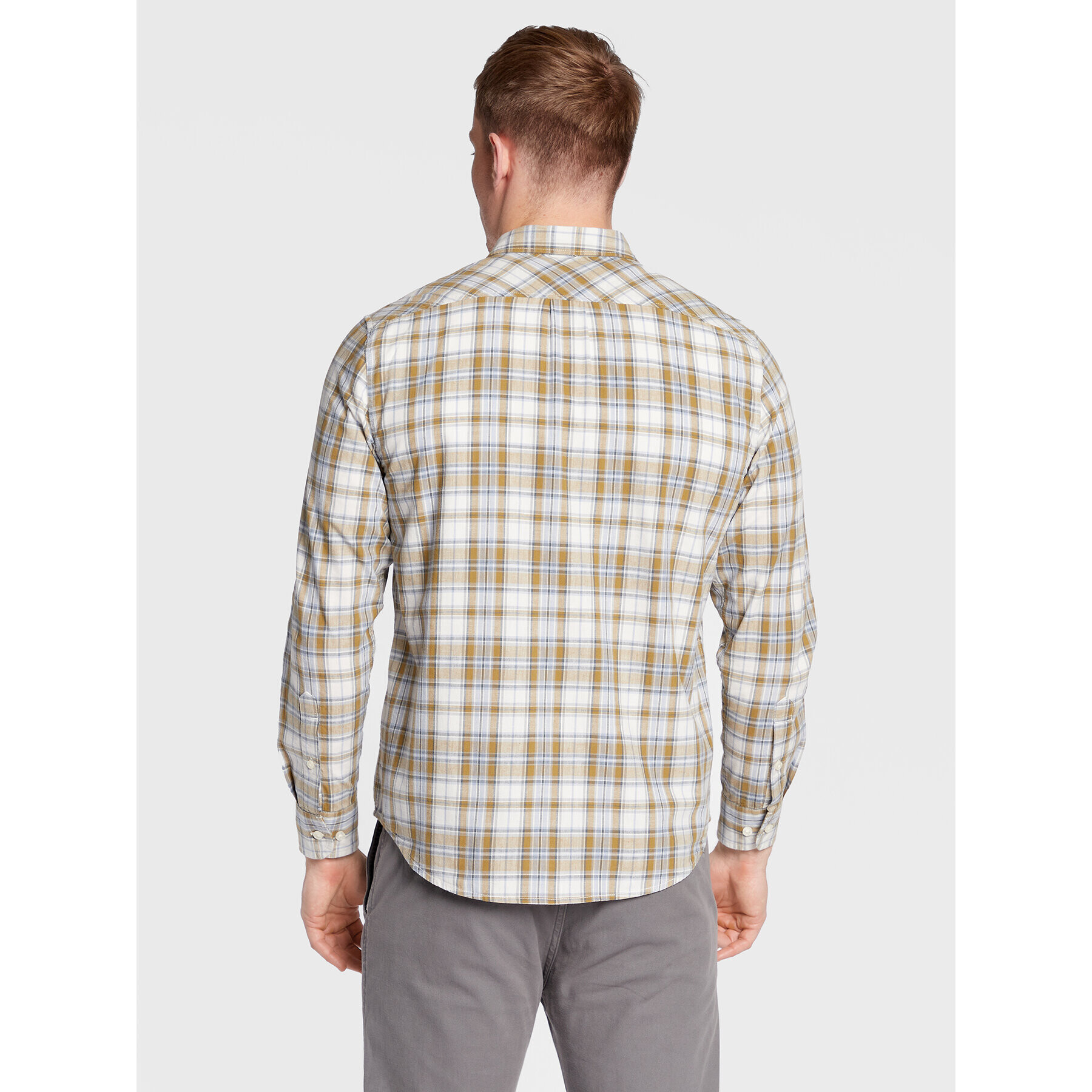 Lee Srajca Button down L880DG85 112322587 Bež Regular Fit - Pepit.si