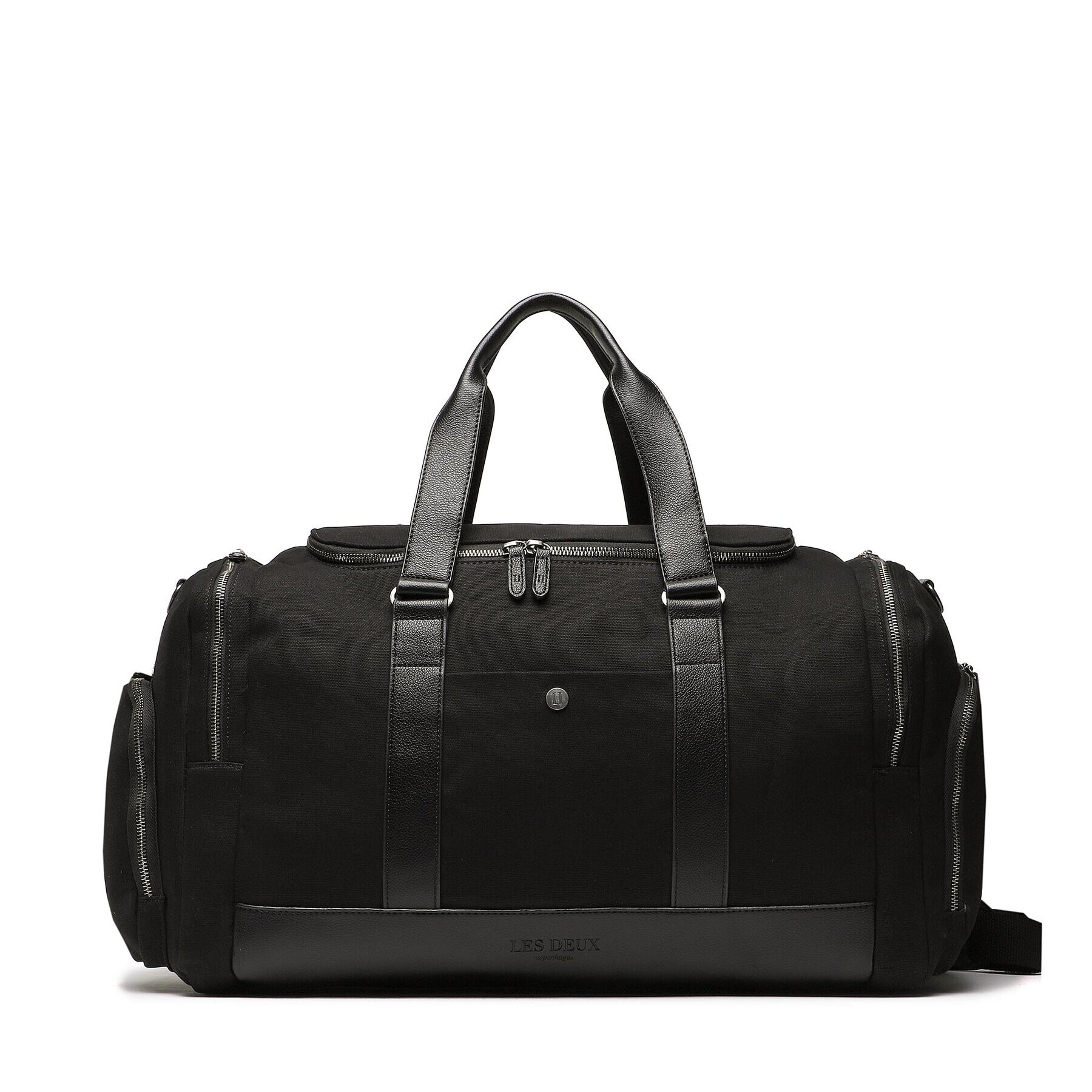 Les Deux Torbica Washington Canvas Weekend Bag LDM940034 Črna - Pepit.si