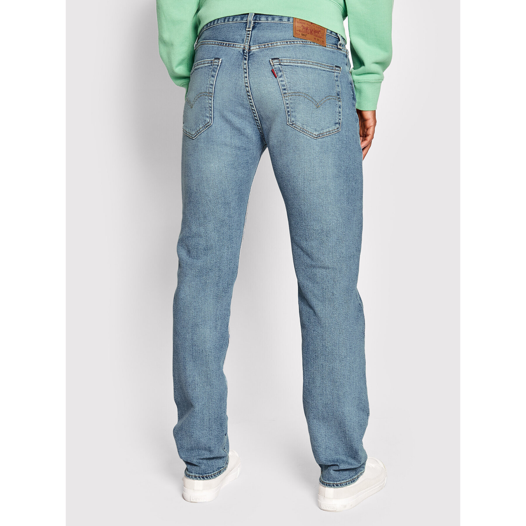 Levi's® Jeans hlače 501® 00501-3340 Modra Regular Fit - Pepit.si