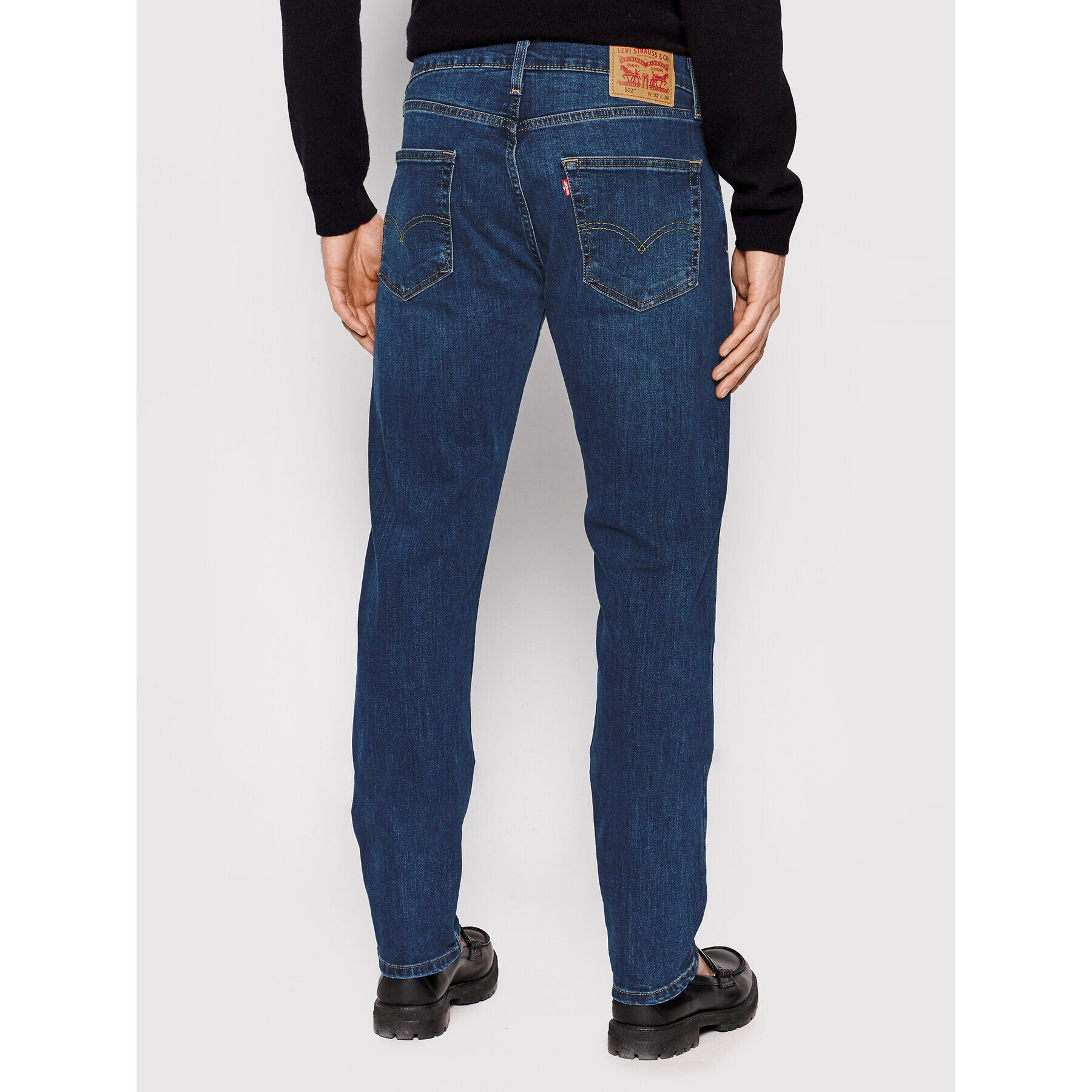 Levi's® Jeans hlače 502™ 29507-0053 Mornarsko modra Taper Fit - Pepit.si