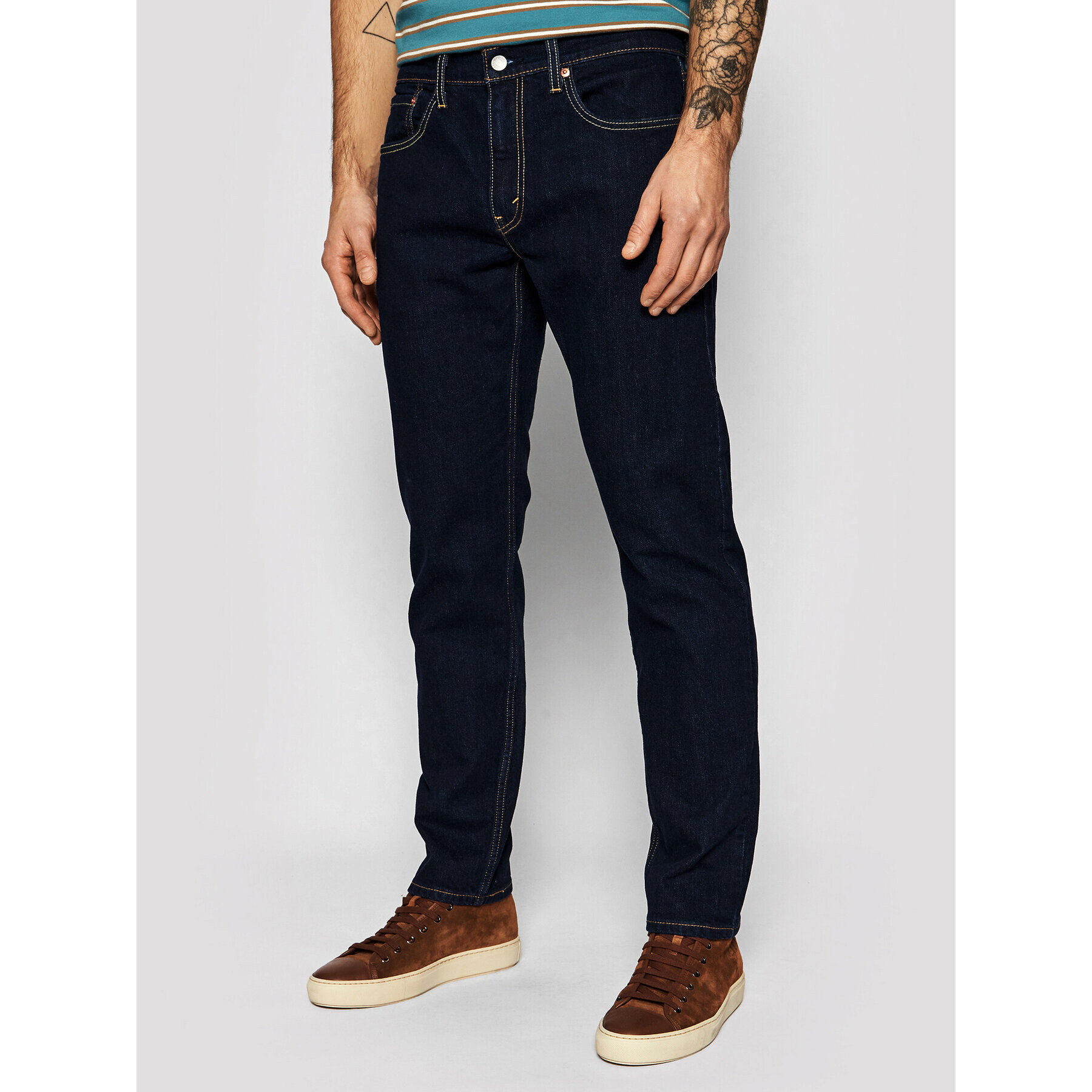 Levi's® Jeans hlače 502™ 29507-0083 Mornarsko modra Taper Fit - Pepit.si