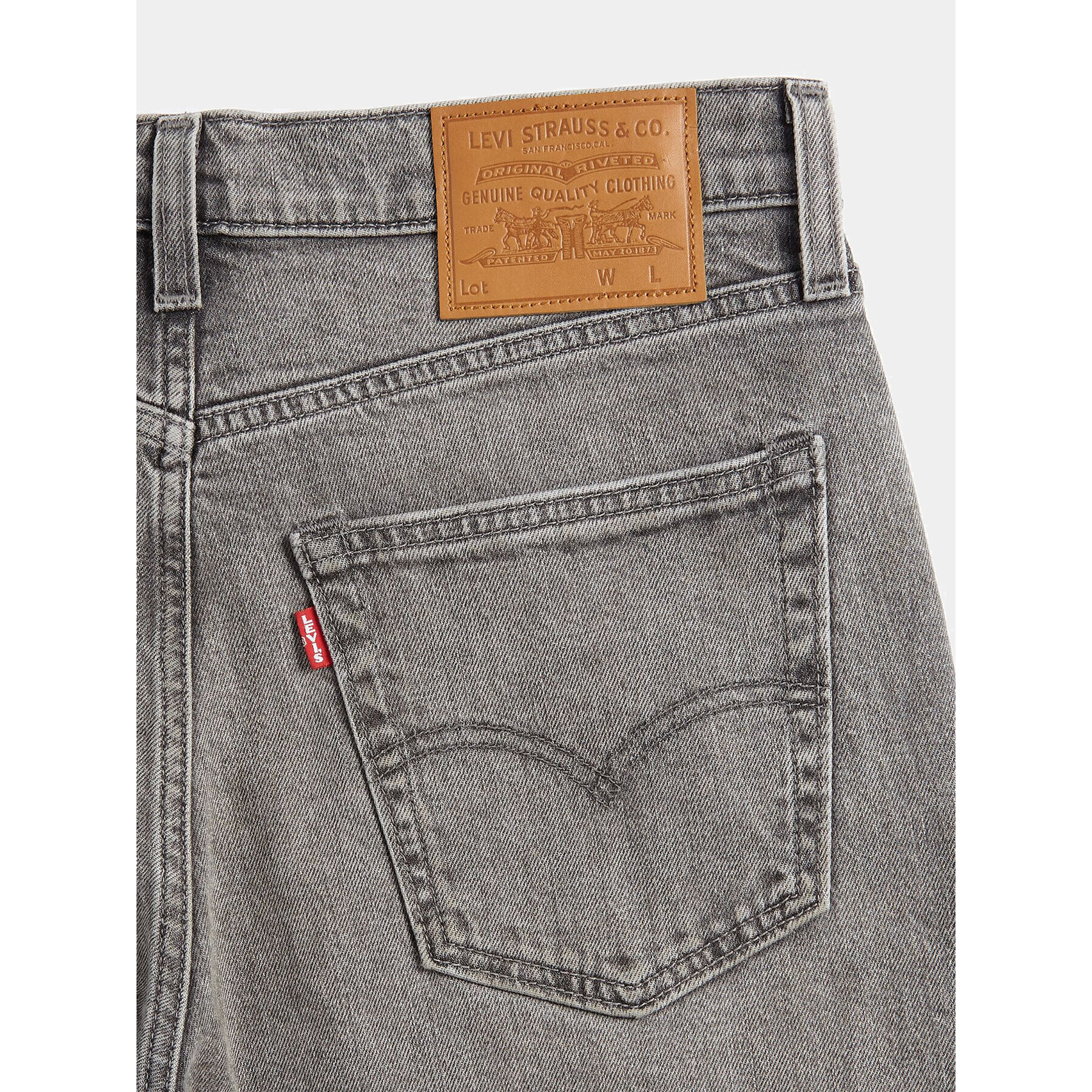 Levi's® Jeans hlače 512™ 28833-1207 Siva Slim Taper Fit - Pepit.si