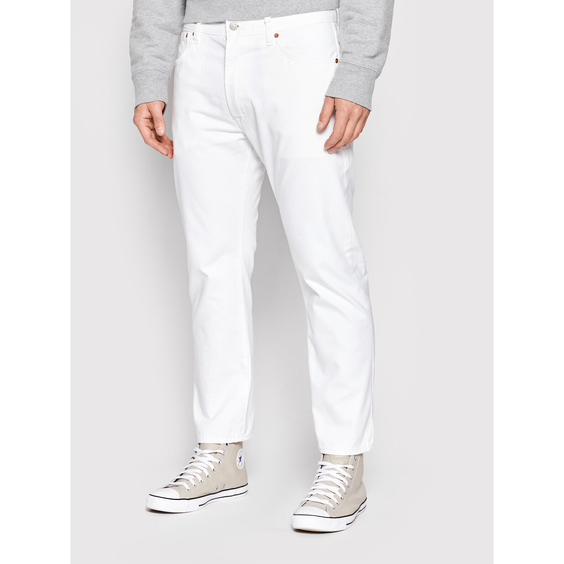 Levi's® Jeans hlače 551™ Authentic A0927-0020 Bela Straight Fit - Pepit.si