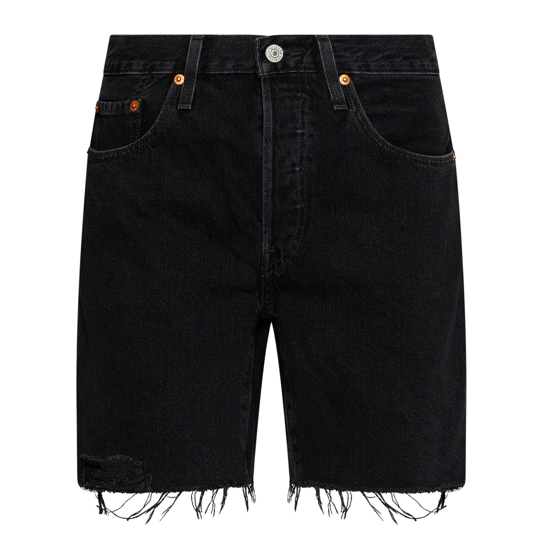 Levi's® Jeans kratke hlače 501™ 85833-0016 Črna Regular Fit - Pepit.si