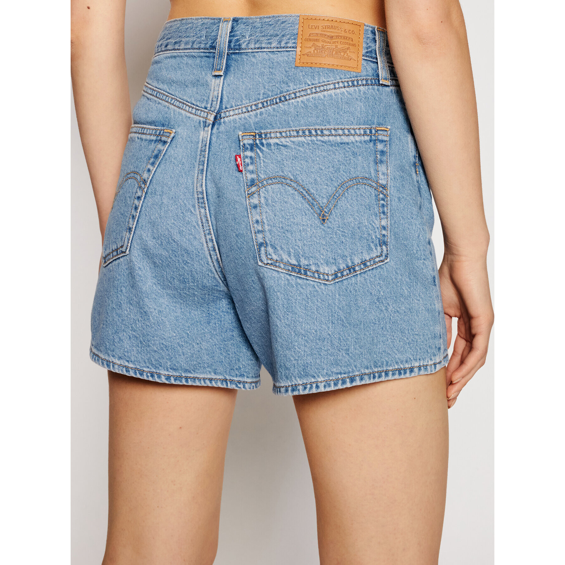 Levi's® Jeans kratke hlače High 39451-0002 Modra Loose Fit - Pepit.si