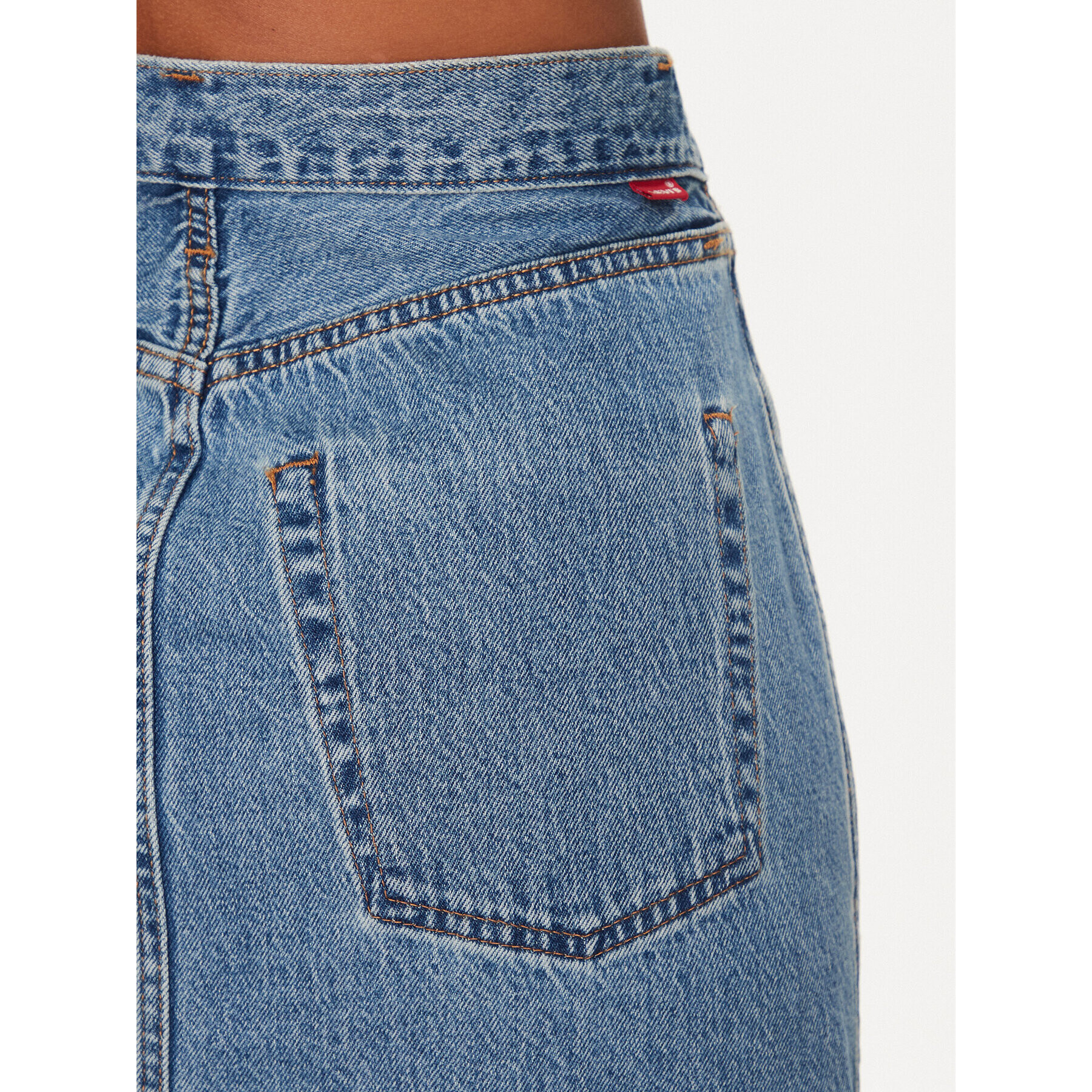 Levi's® Jeans krilo Reversible Slit A6082-0000 Modra Relaxed Fit - Pepit.si