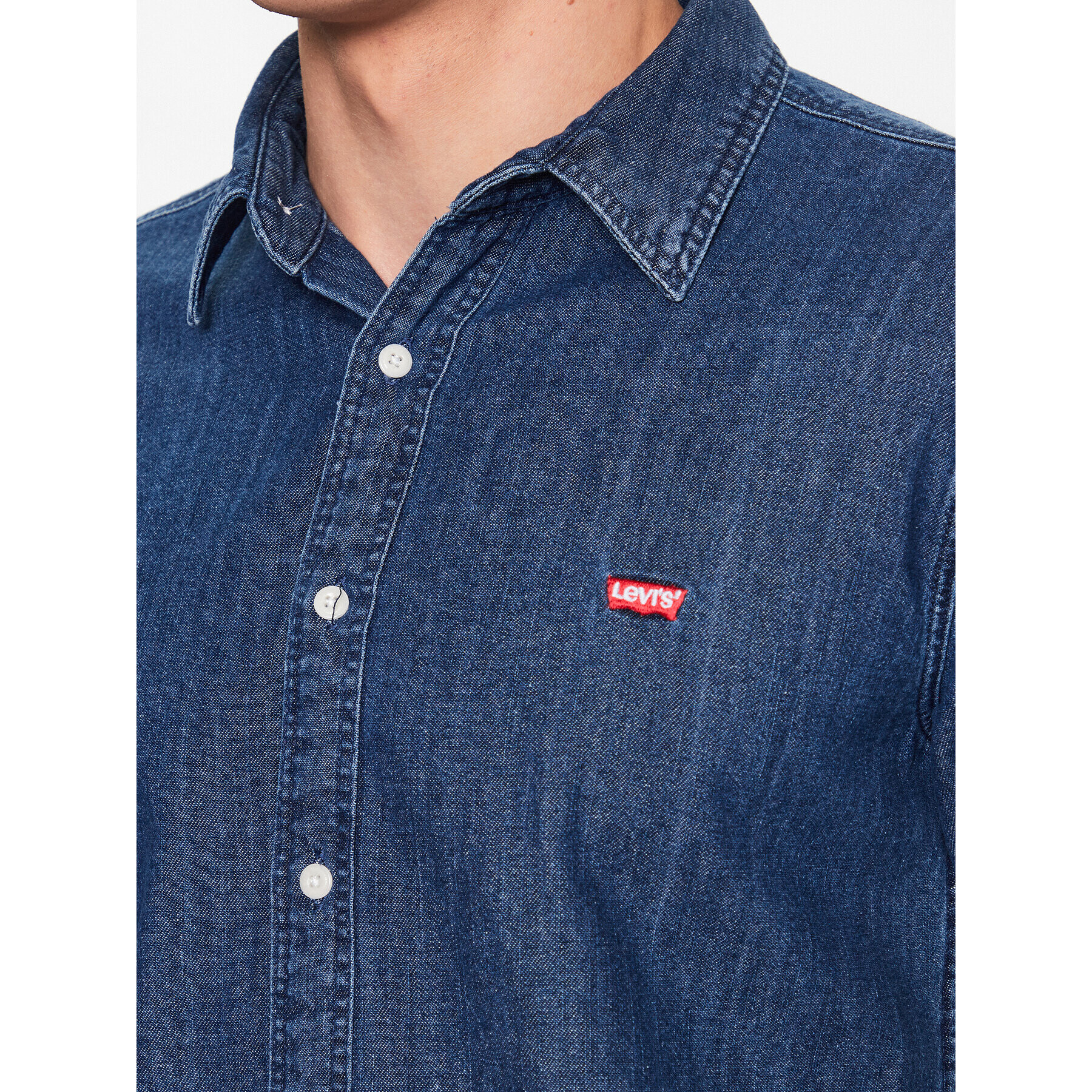 Levi's® Jeans srajca Battery Housemark 86625-0023 Modra Slim Fit - Pepit.si