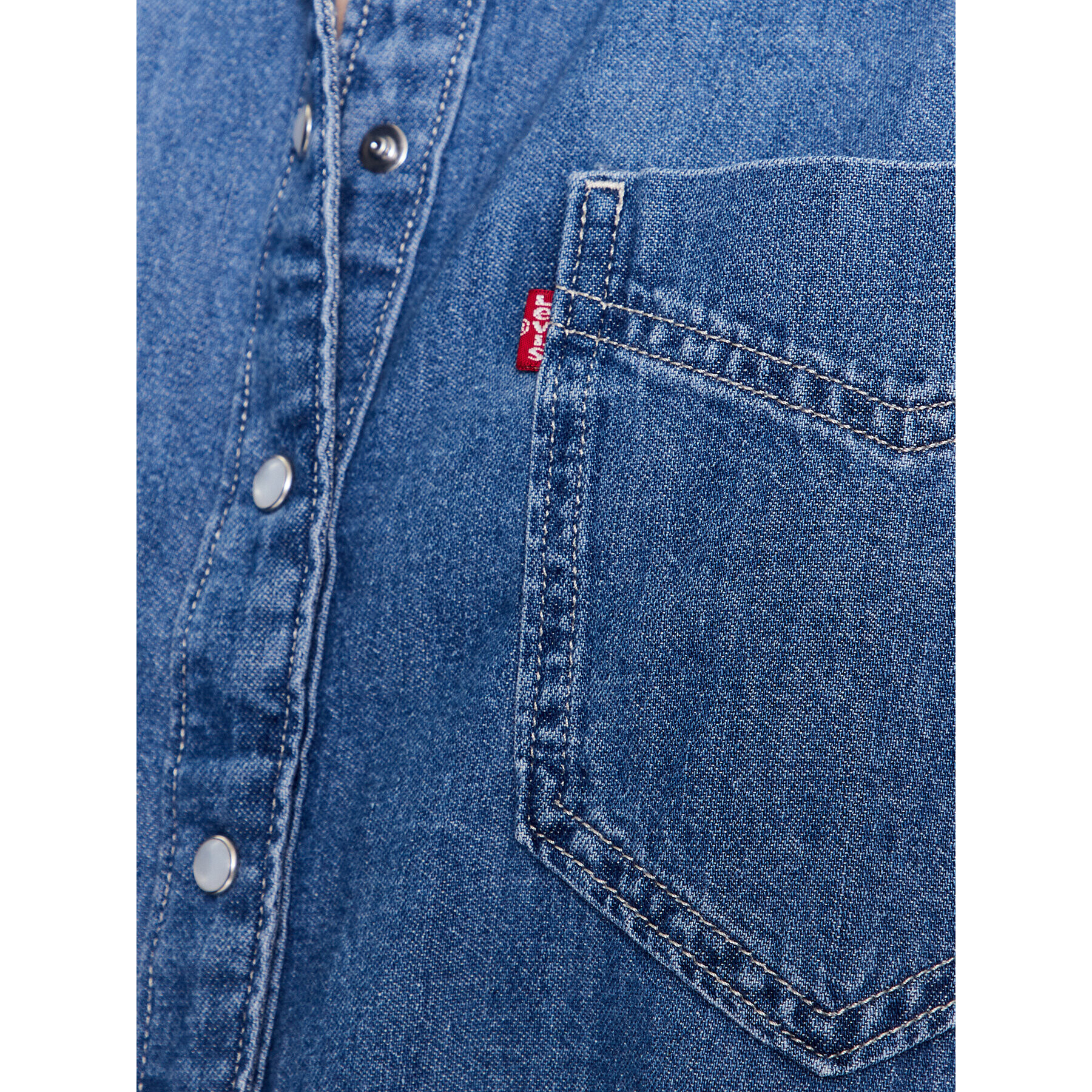 Levi's® Jeans srajca Donovan Western A5974-0008 Modra Relaxed Fit - Pepit.si