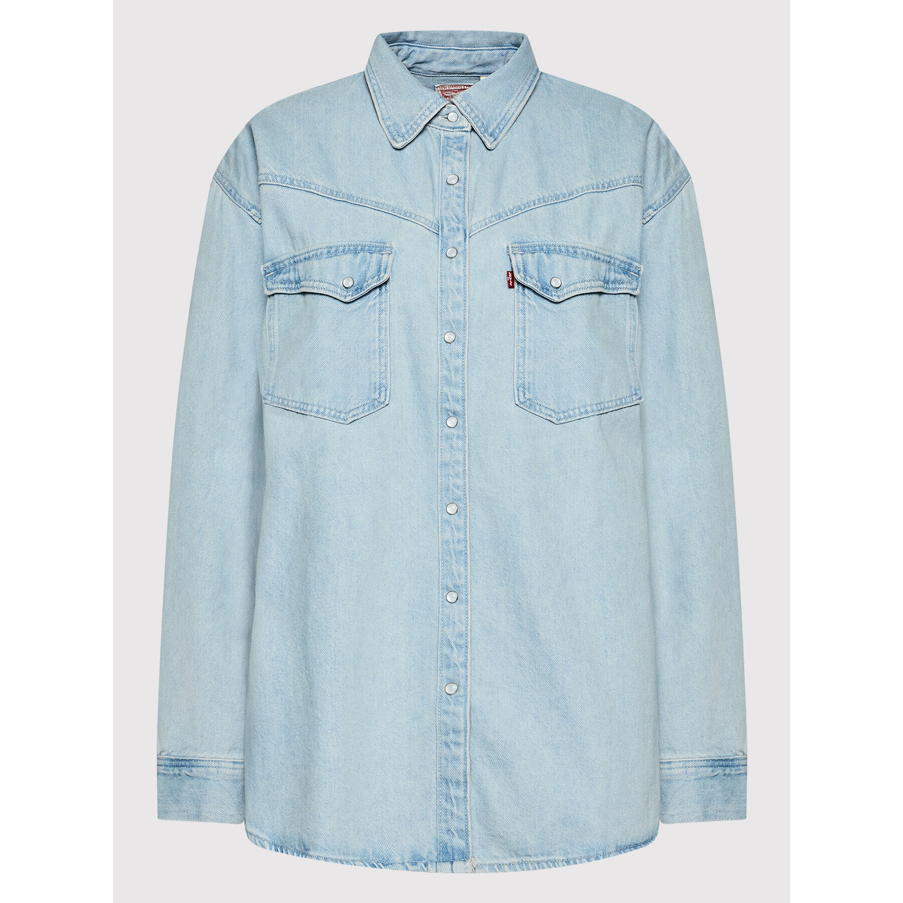 Levi's® Jeans srajca Dorsey Western A3364-0001 Modra Oversize - Pepit.si