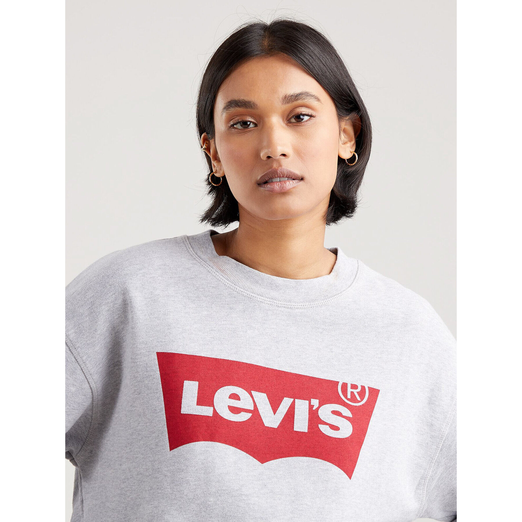 Levi's® Jopa Graphic Standard 186860012 Siva Loose Fit - Pepit.si