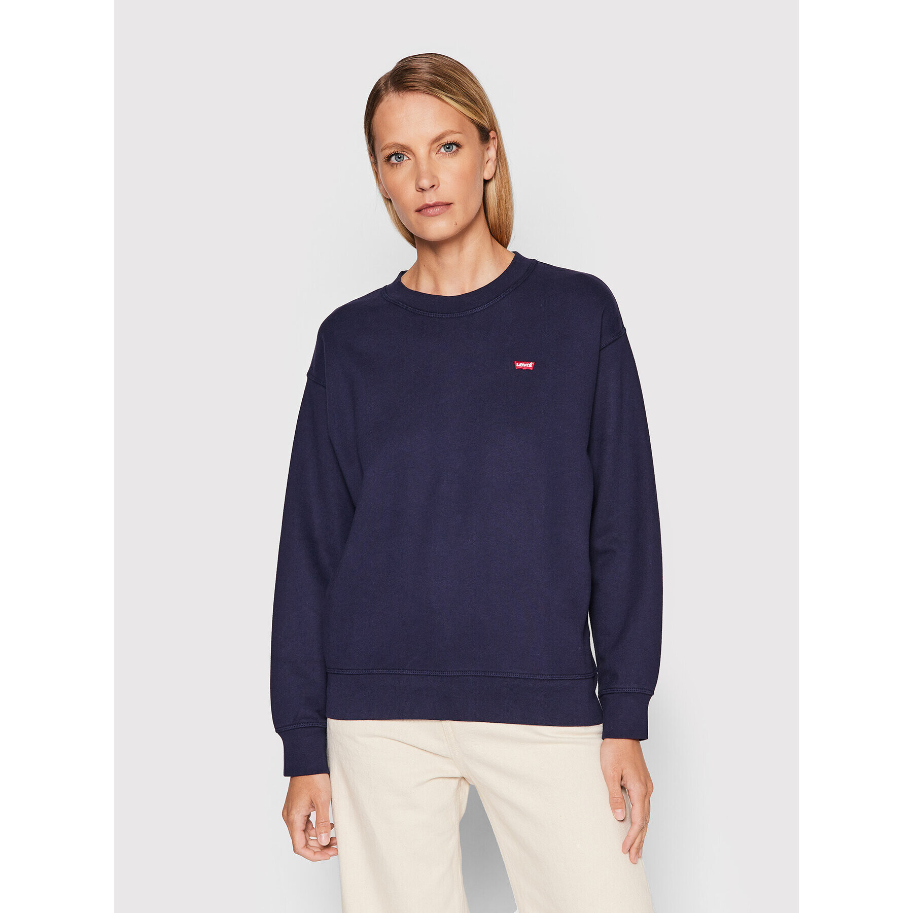 Levi's® Jopa Standard Fleece 24688-0027 Mornarsko modra Regular Fit - Pepit.si