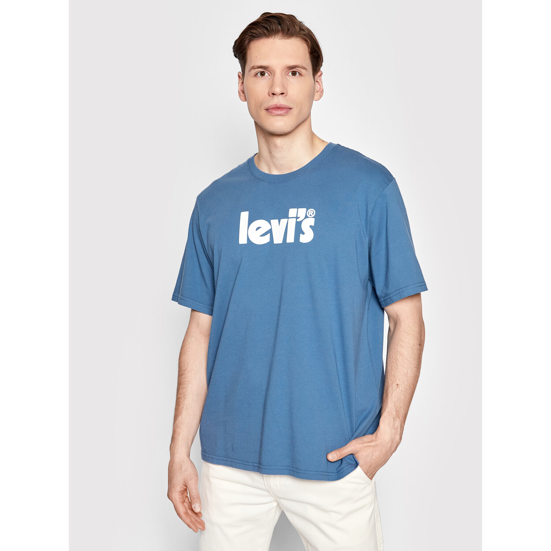 Levi's® Majica 16143-0142 Modra Relaxed Fit - Pepit.si