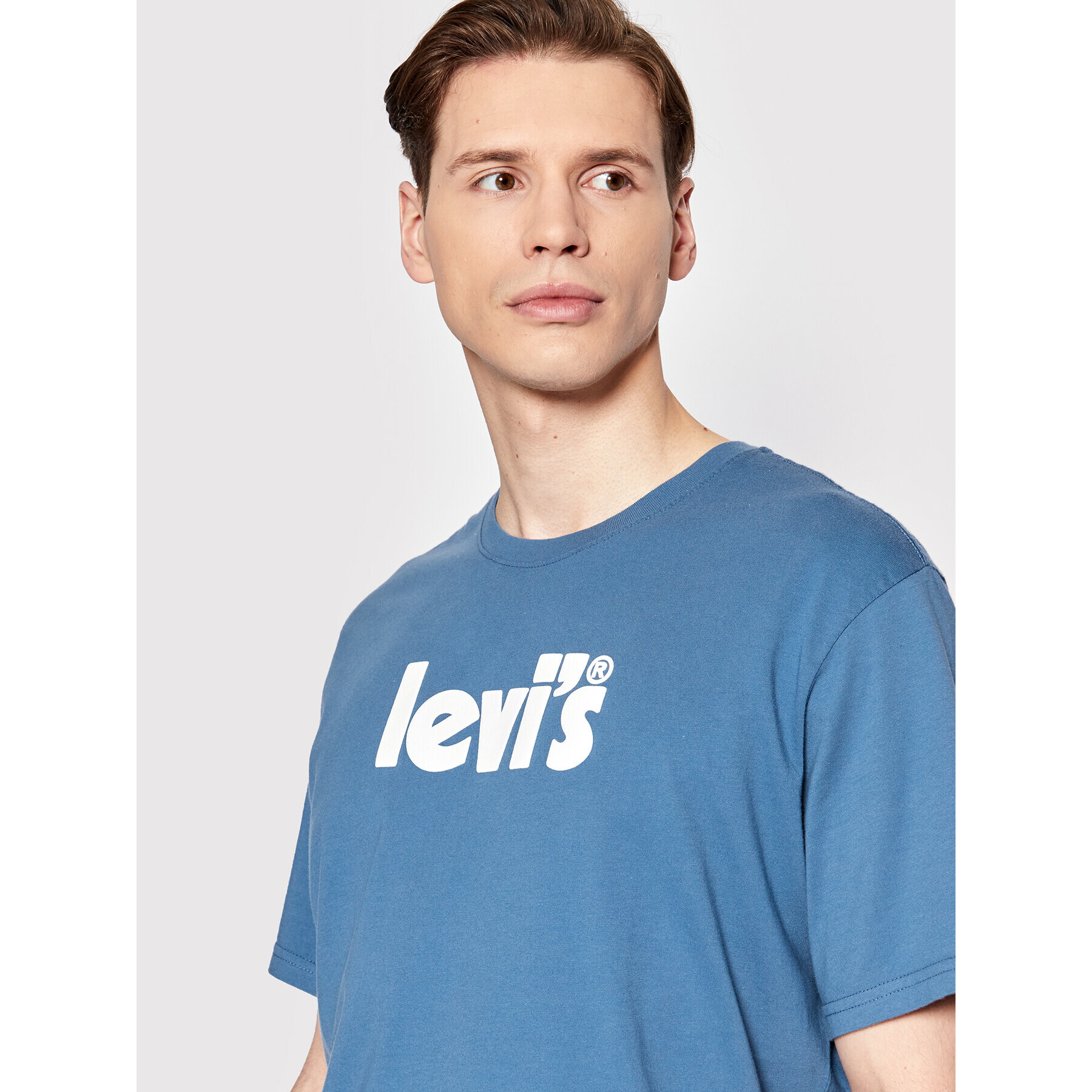 Levi's® Majica 16143-0142 Modra Relaxed Fit - Pepit.si