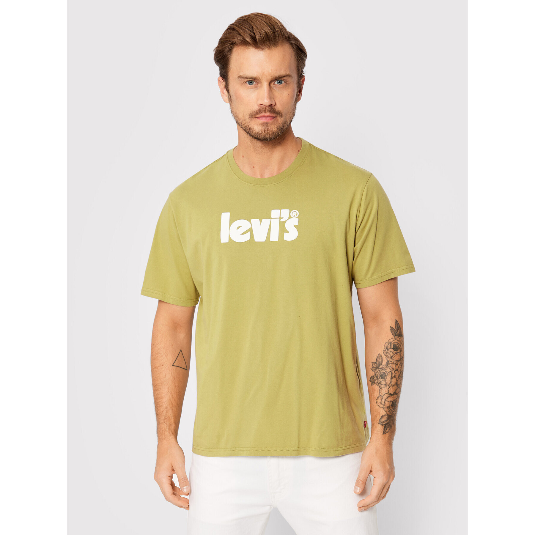 Levi's® Majica 16143-0144 Zelena Relaxed Fit - Pepit.si