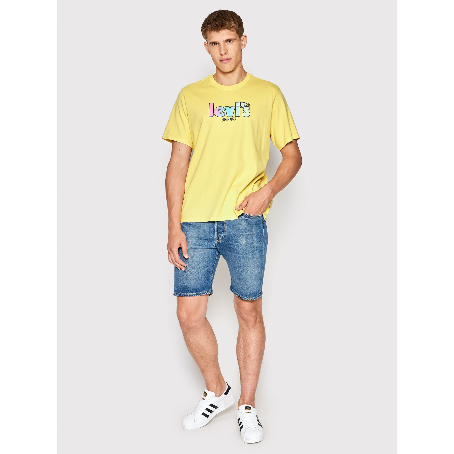 Levi's® Majica 16143-0162 Rumena Relaxed Fit - Pepit.si