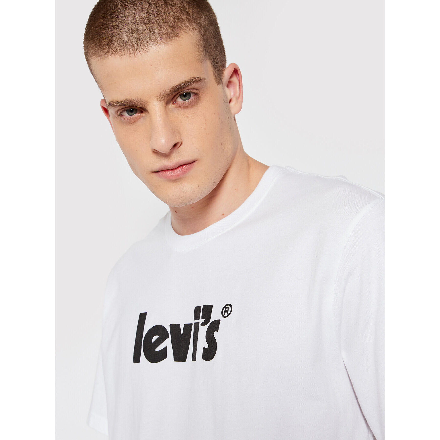 Levi's® Majica 16143-0390 Bela Relaxed Fit - Pepit.si