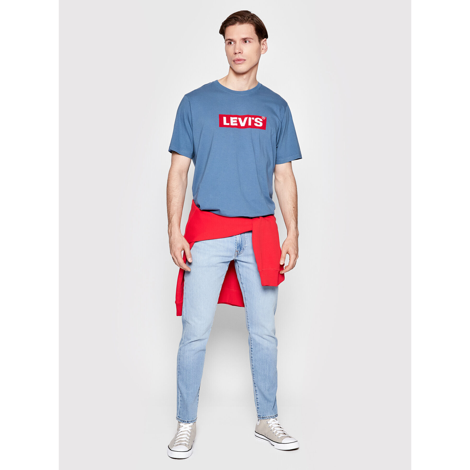 Levi's® Majica 16143-0598 Modra Relaxed Fit - Pepit.si