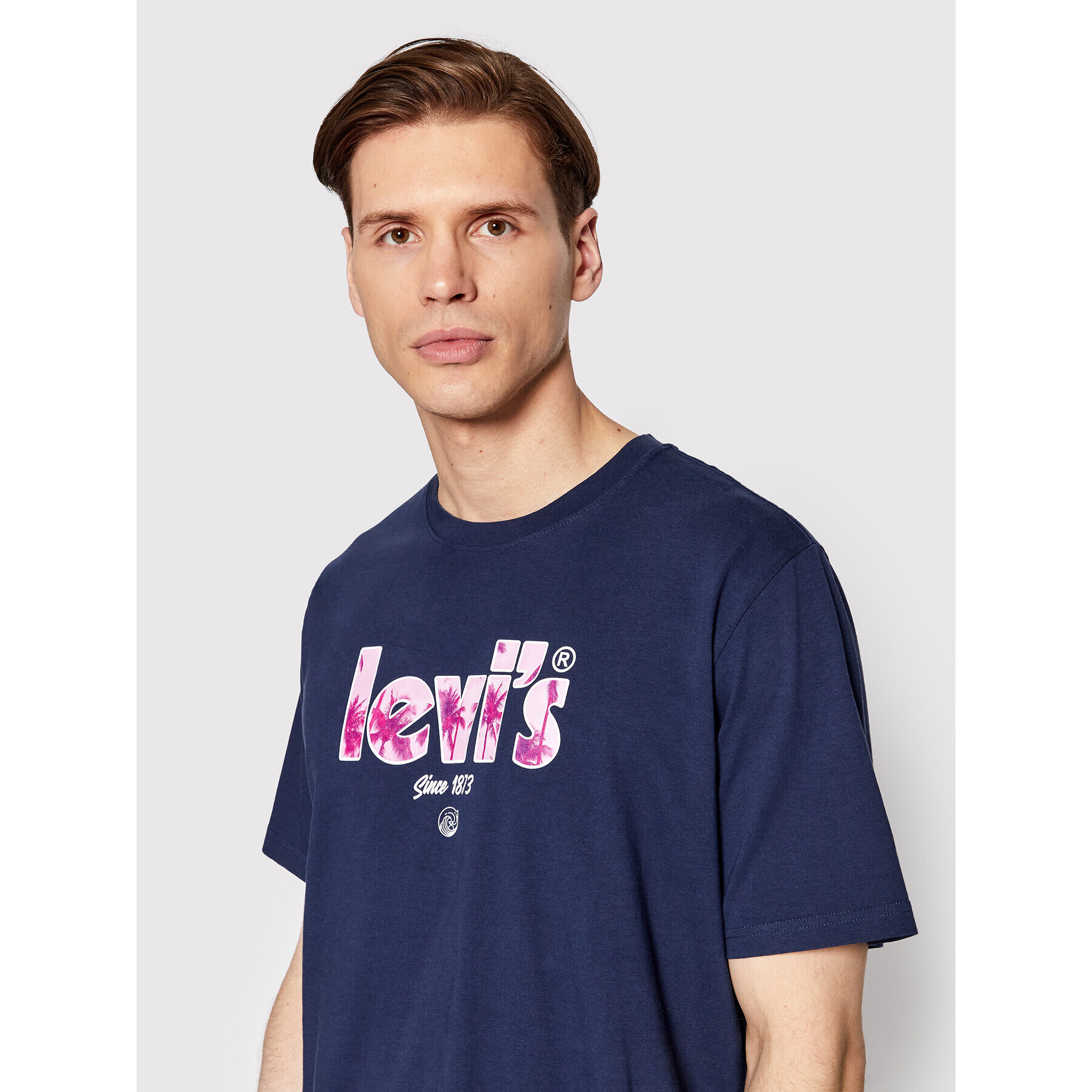 Levi's® Majica 16143-0623 Mornarsko modra Regular Fit - Pepit.si