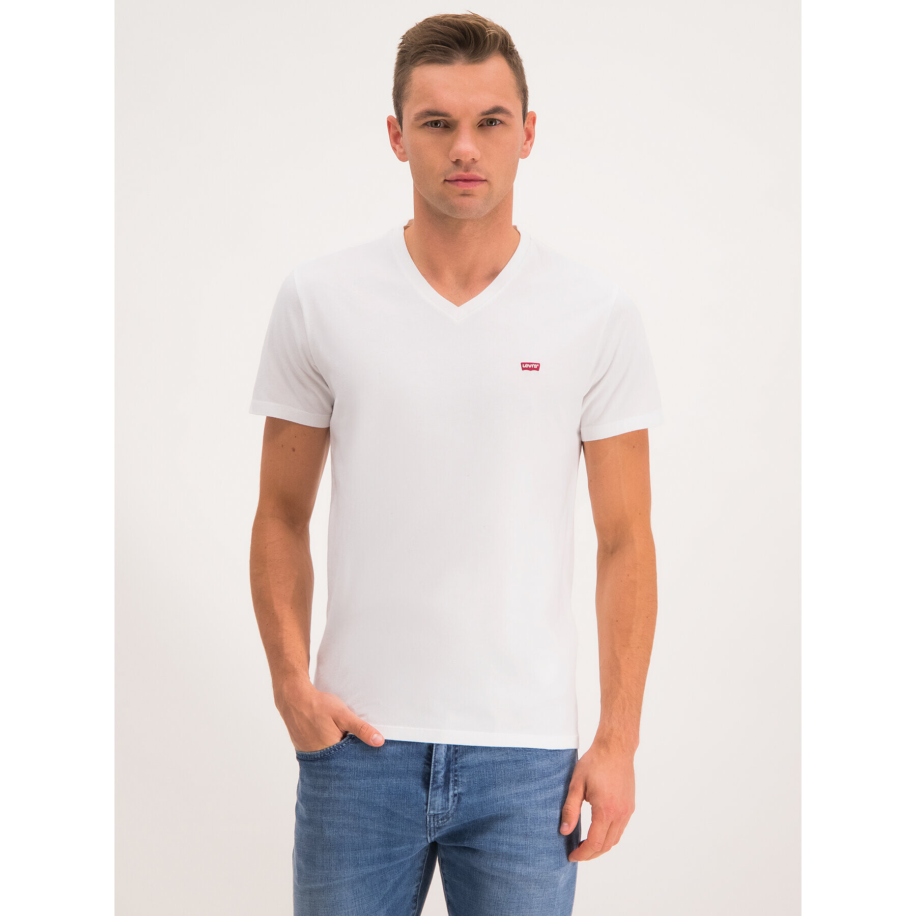 Levi's® Majica 85641-0000 Bela Regular Fit - Pepit.si