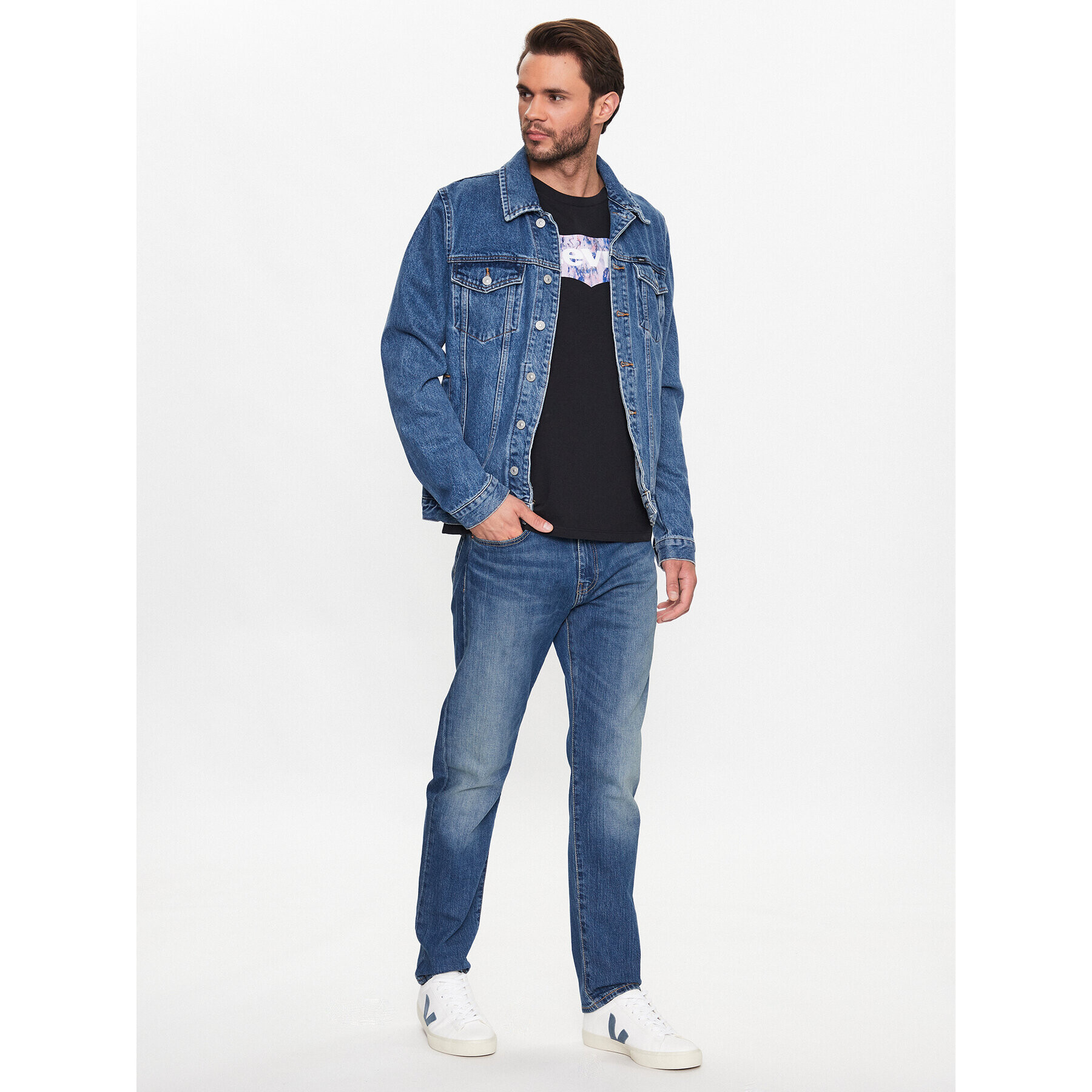 Levi's® Majica Graphic 22491-1318 Črna Regular Fit - Pepit.si