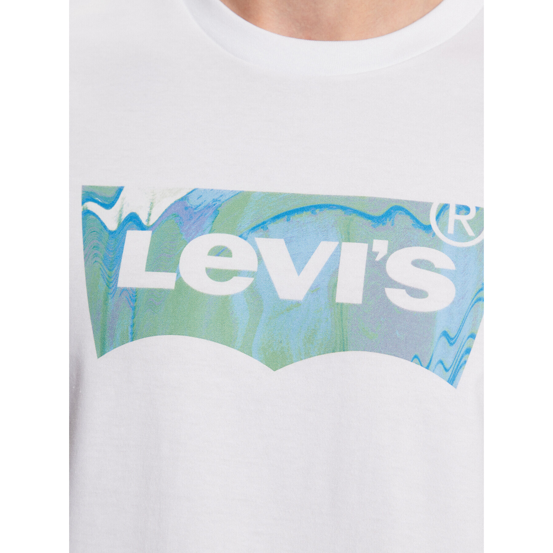 Levi's® Majica Graphic Crewneck 22491-1412 Bela Regular Fit - Pepit.si