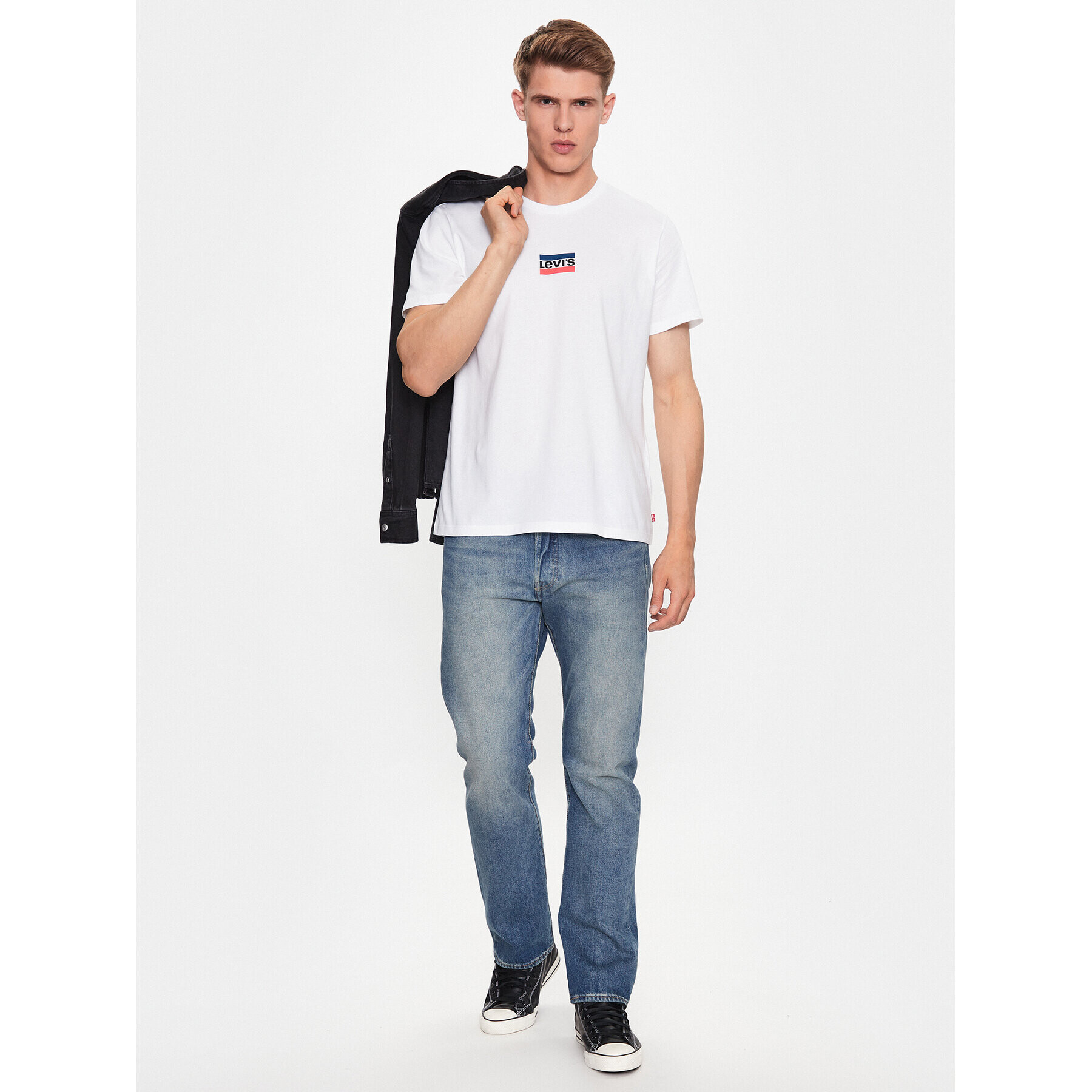 Levi's® Majica Graphic Mini 22491-1292 Bela Regular Fit - Pepit.si