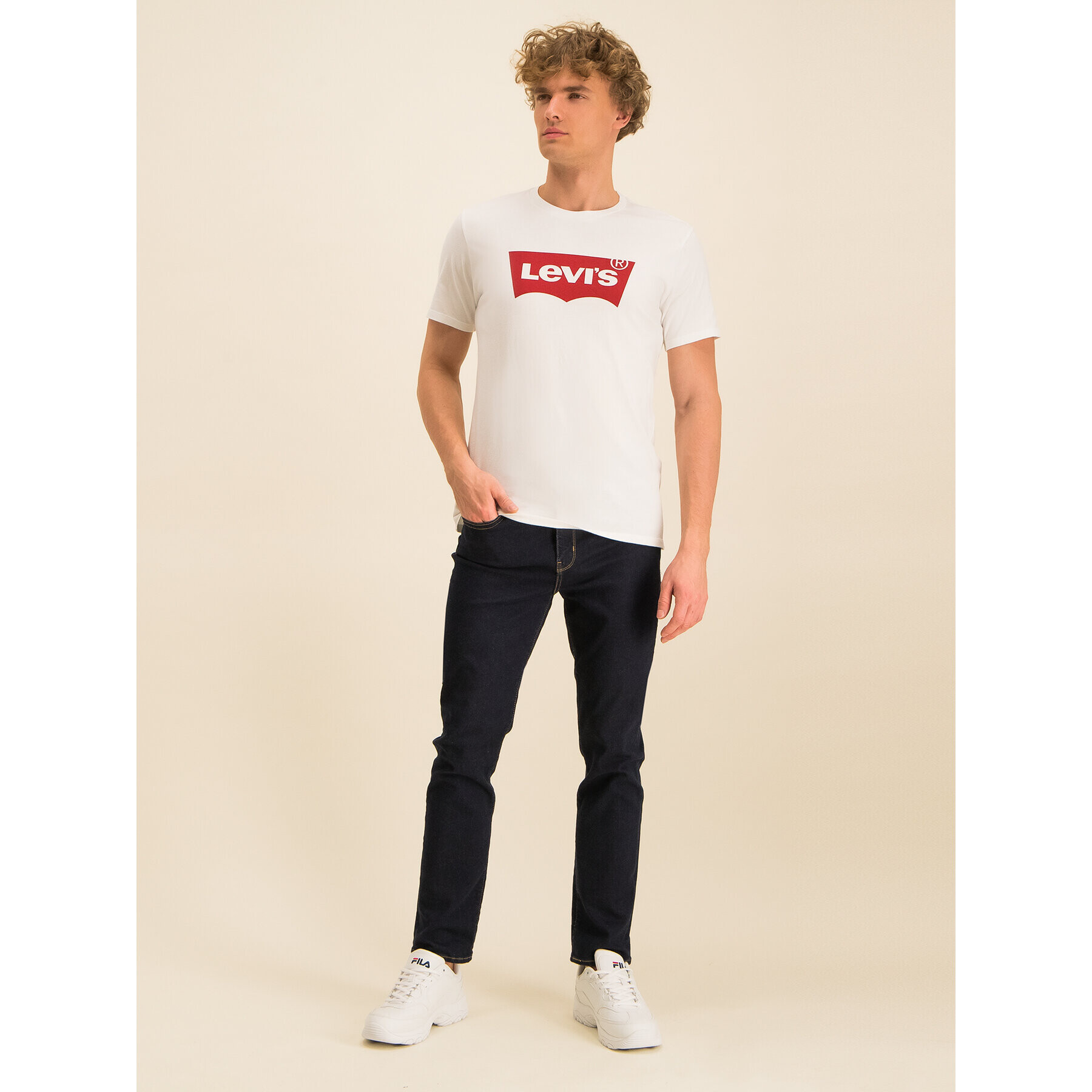 Levi's® Majica Graphic Set 17783-0140 Bela Regular Fit - Pepit.si